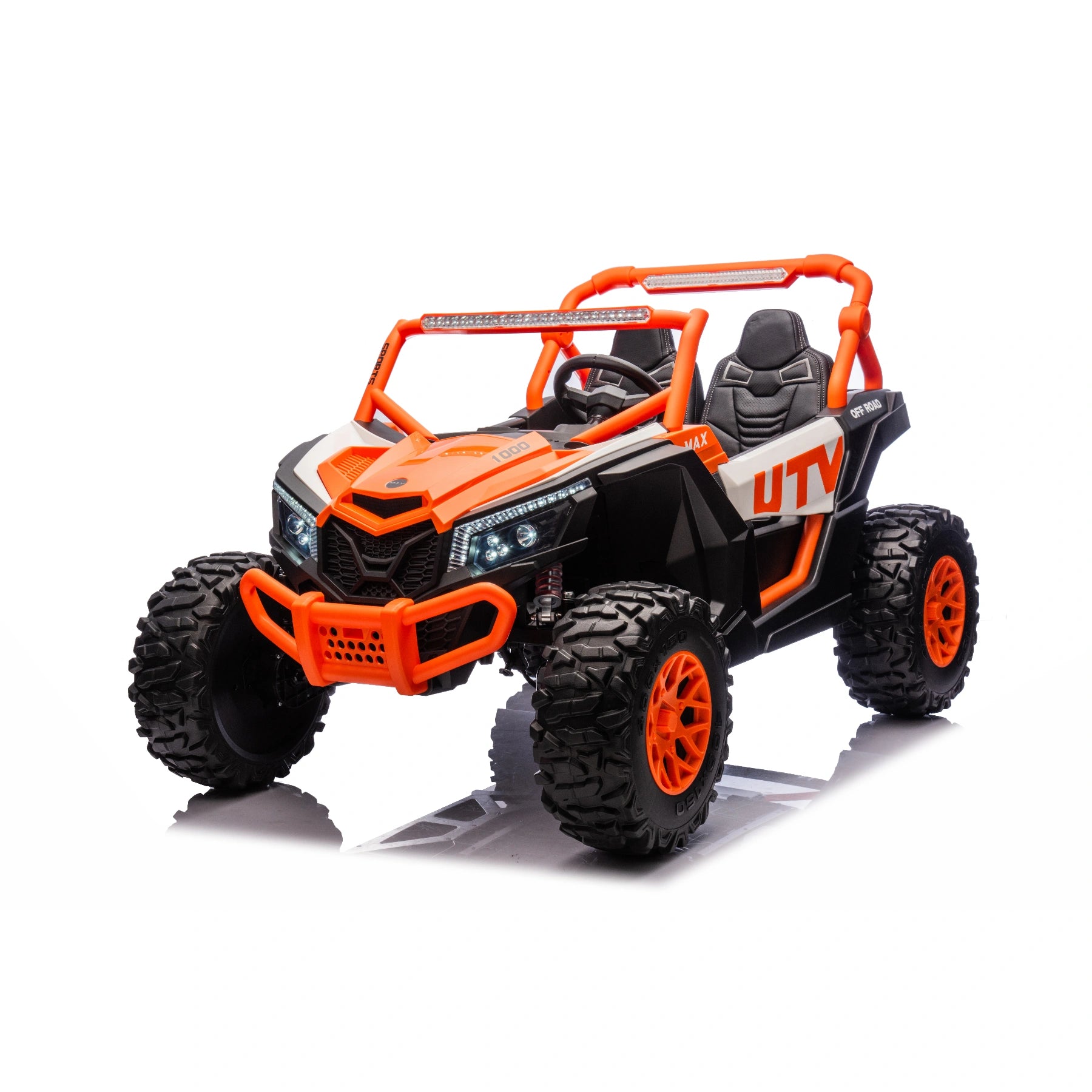 King of UTVs ZForce RZR Turbo 24V 1400W Adventure 2-Seater Ride On Buggy – Orange