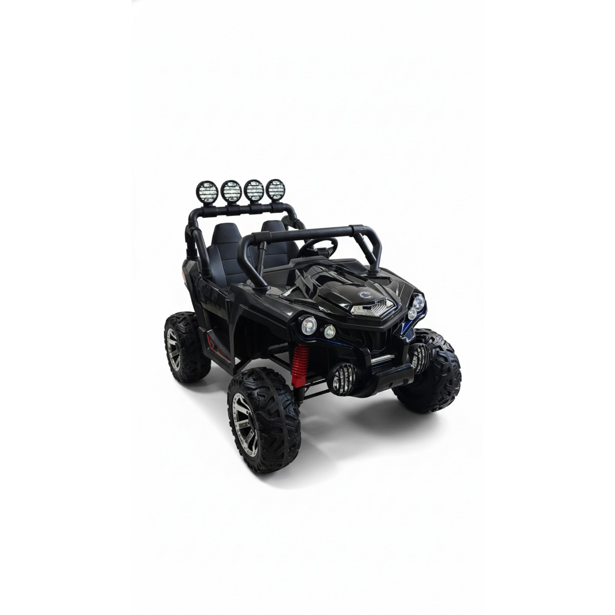 24V Kids Electric Ride-On Buggy – 800W Two-Seater Off-Road UTV for Children – Spray Painted Black