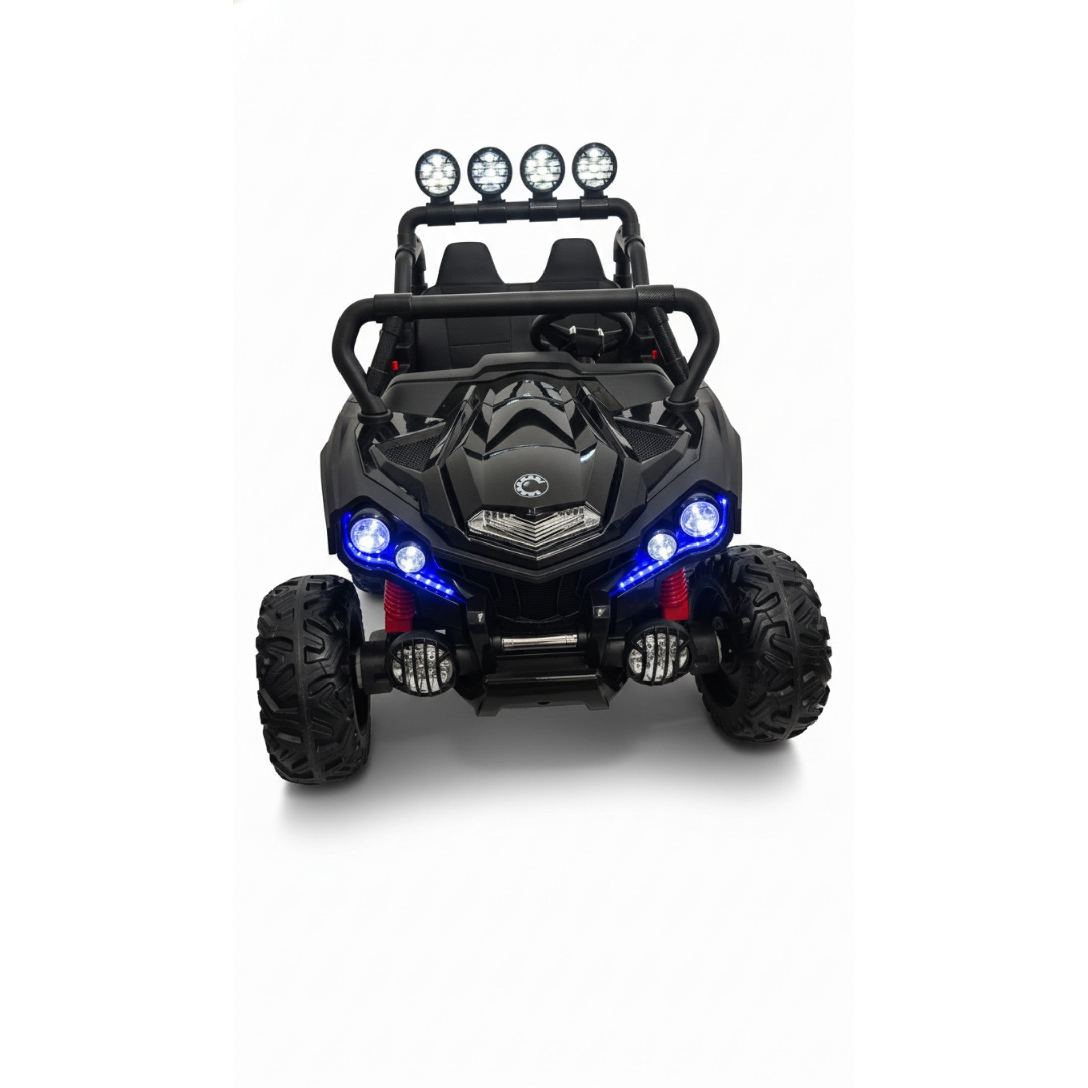 24V Kids Electric Ride-On Buggy – 800W Two-Seater Off-Road UTV for Children – Spray Painted Black
