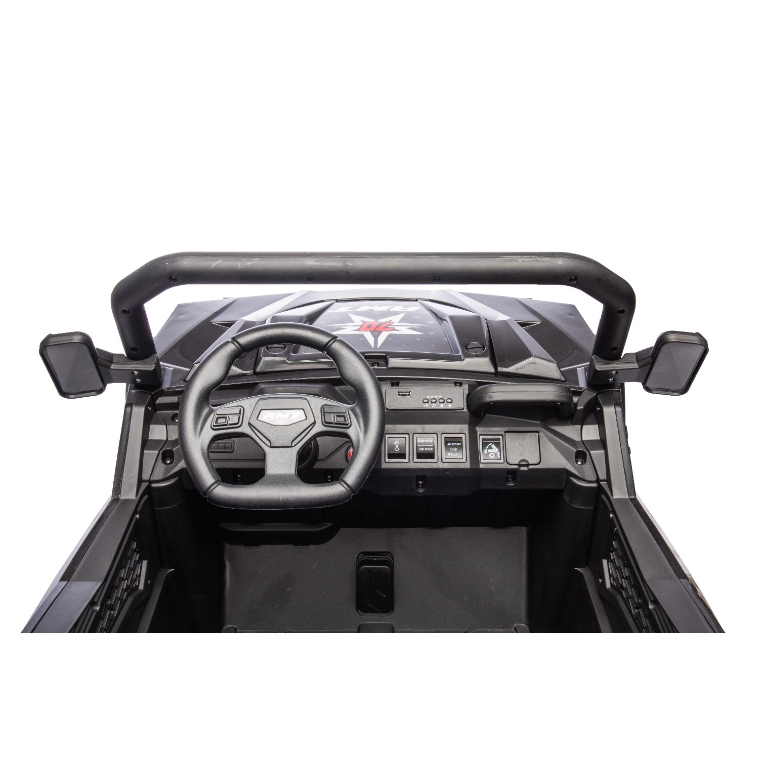 24V 6-Wheel Ride-On Farm Dump Truck with Electric Tipper & Remote – Black