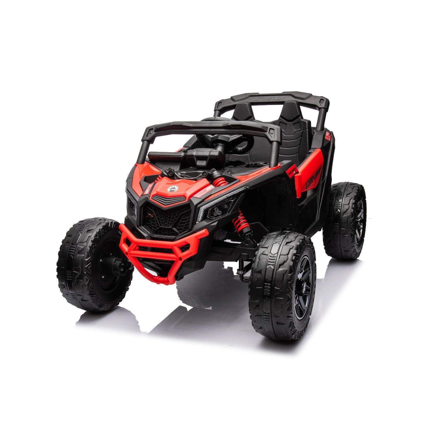 24V Can-Am Maverick Kids Ride-On UTV – 4WD Single Seater 800W - Red
