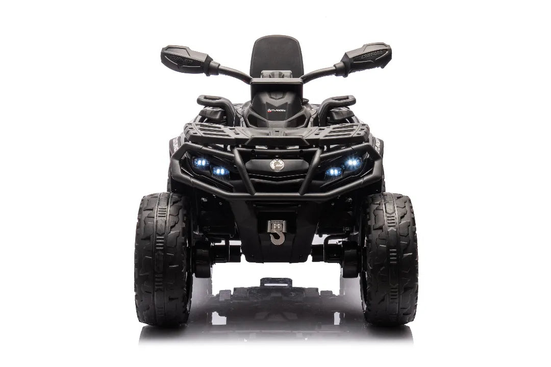24V 800W Licensed Can-Am Outlander 2-Seater 4x4 ATV Quad Bike – Black