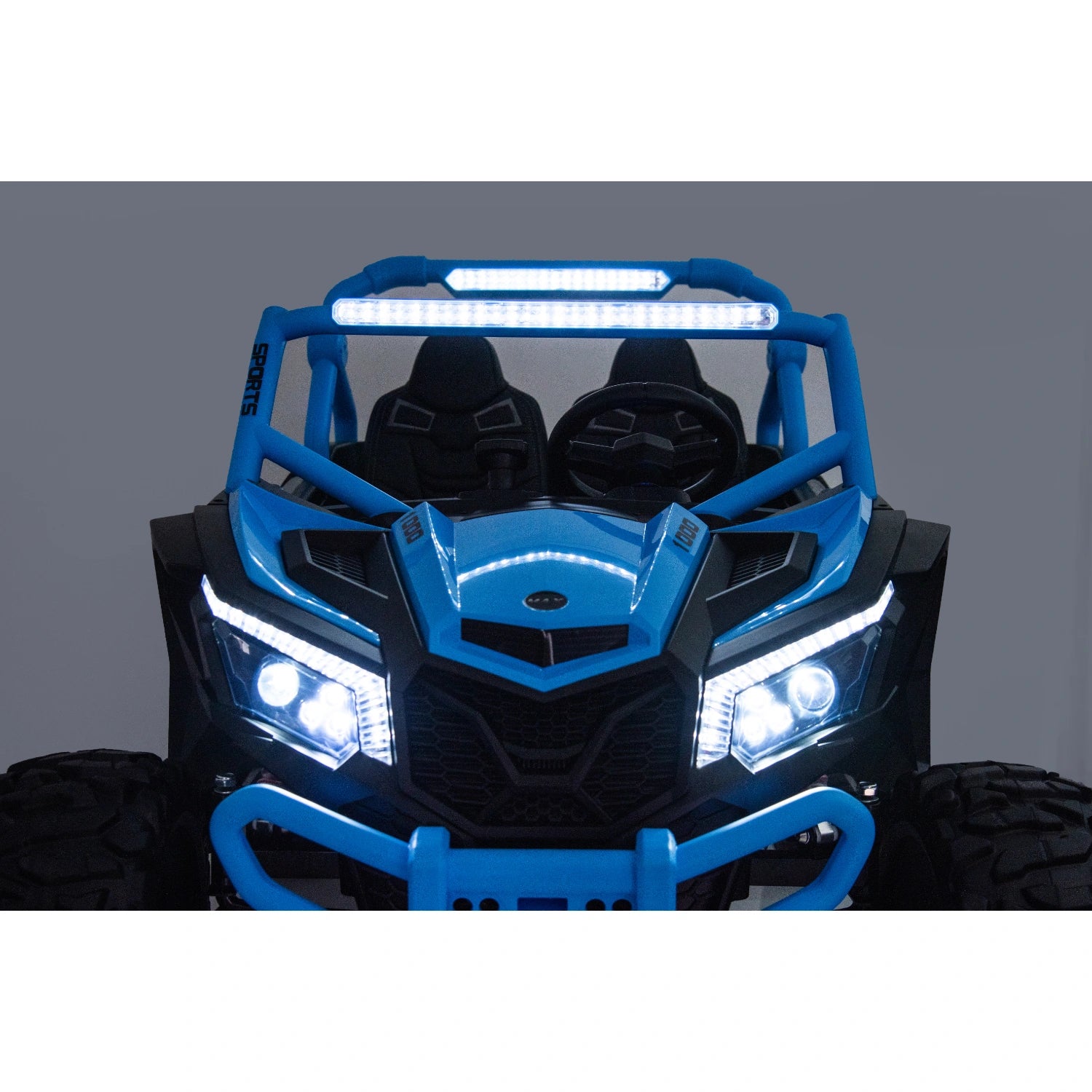 King of UTVs ZForce RZR Turbo 24V 1400W Off-Road 4WD Kids Ride-On Buggy – Blue