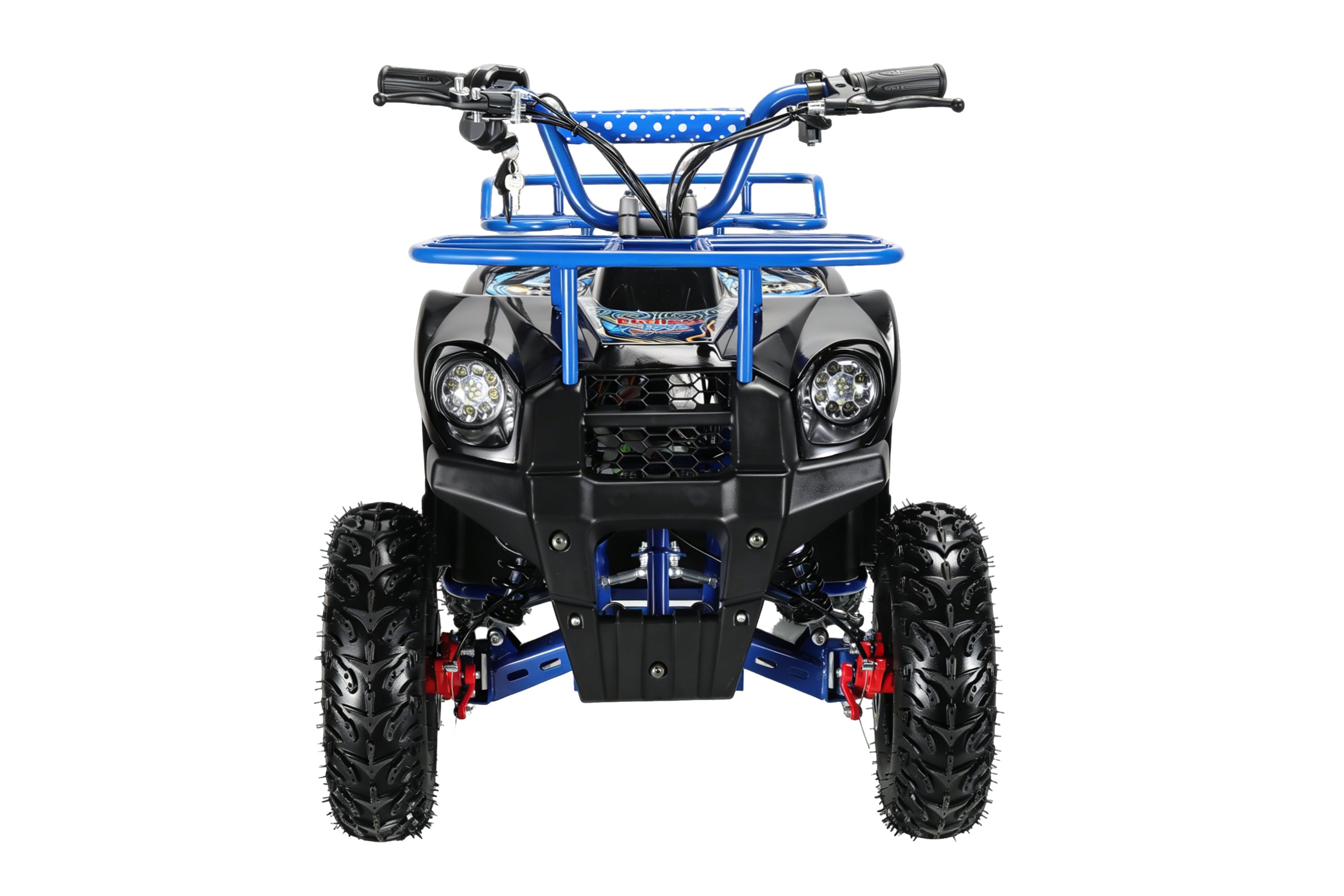 36V 800W Electric Ride-On ATV Kids Electric Quad Bike 4 wheeler – Black & Blue
