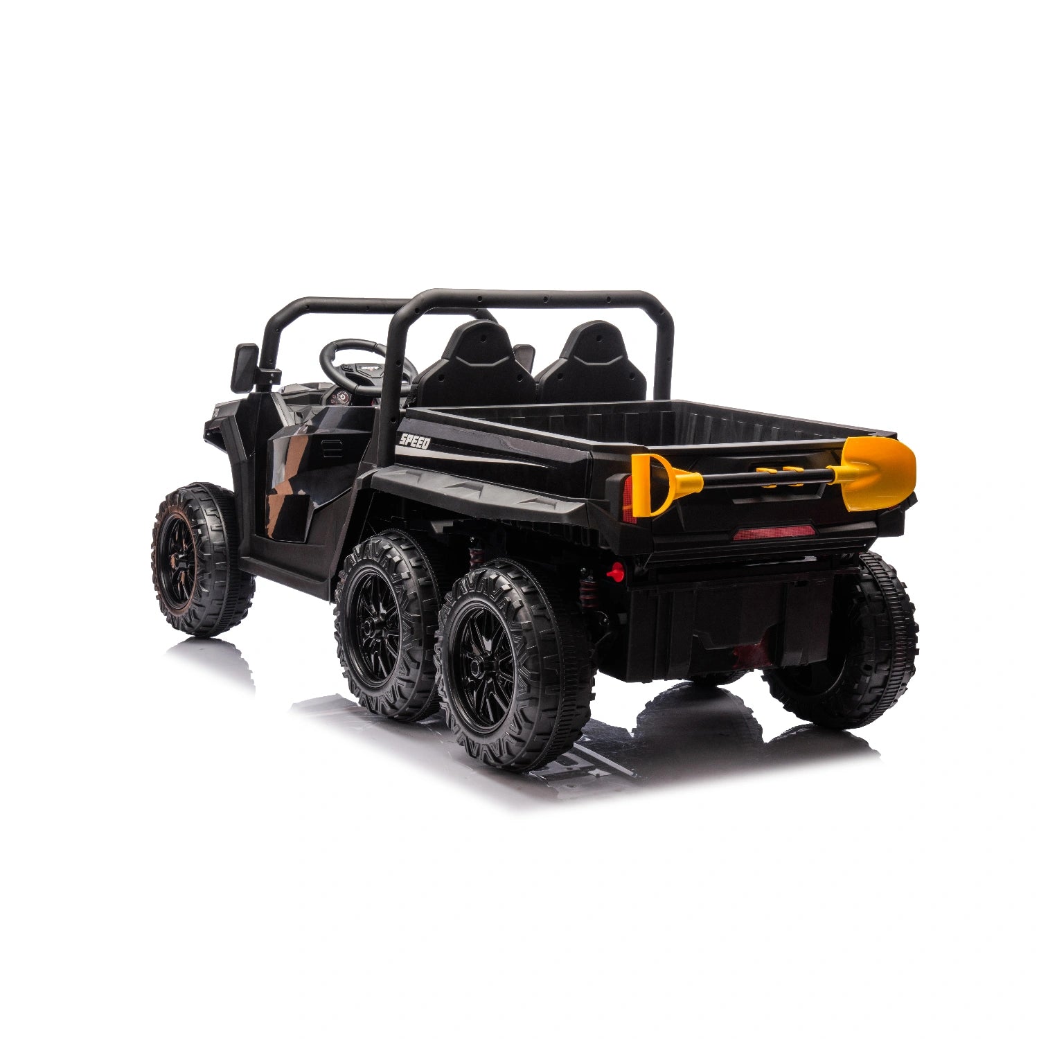 24V 6-Wheel Ride-On Farm Dump Truck with Electric Tipper & Remote – Black