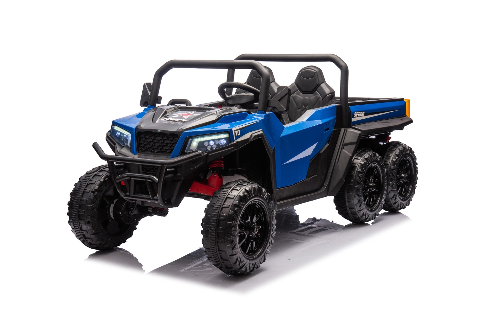 24V Ride-On Electric Dump Truck with Tipper – Blue