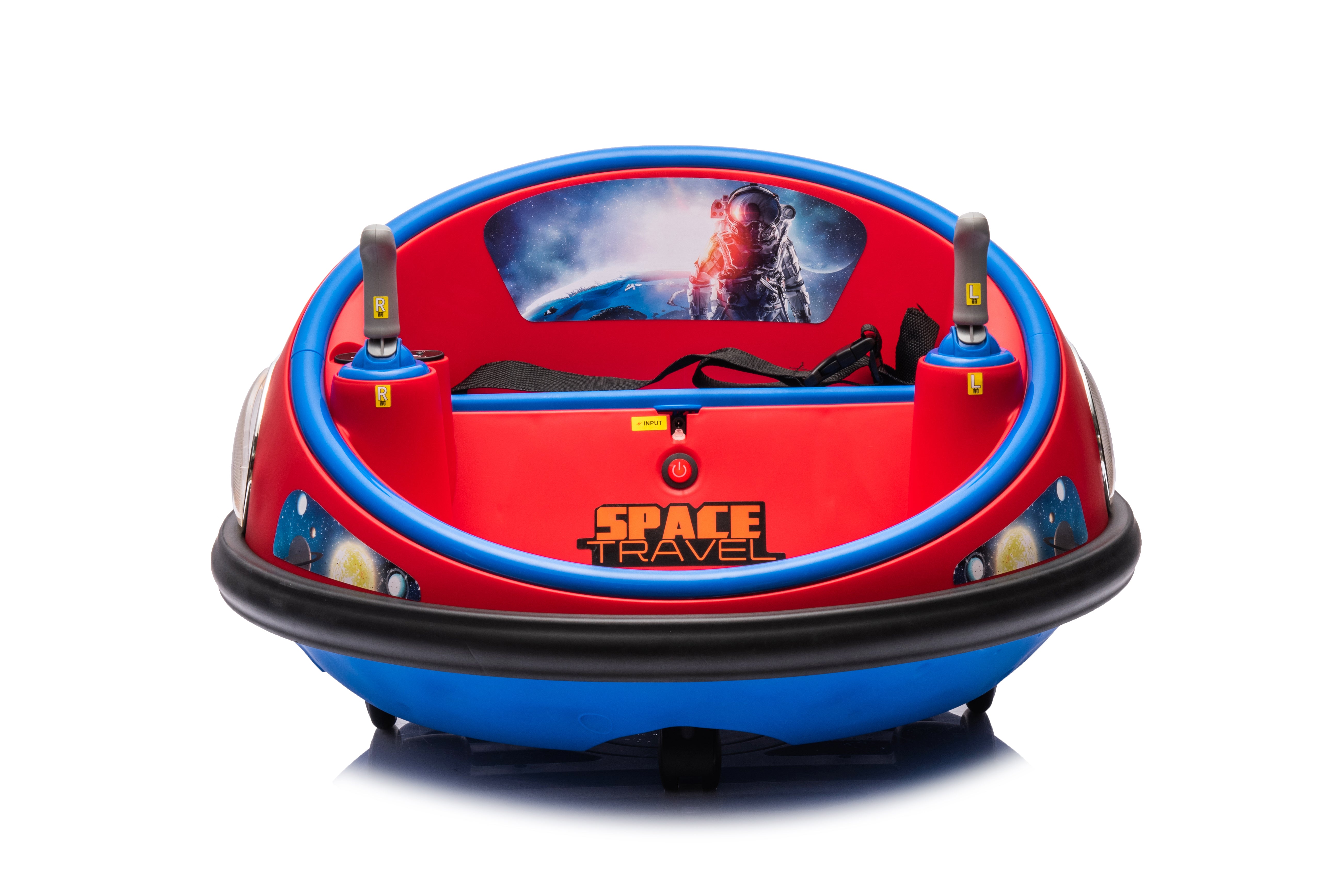 12V Kids Bumper Car – Red Ride-On for Toddlers