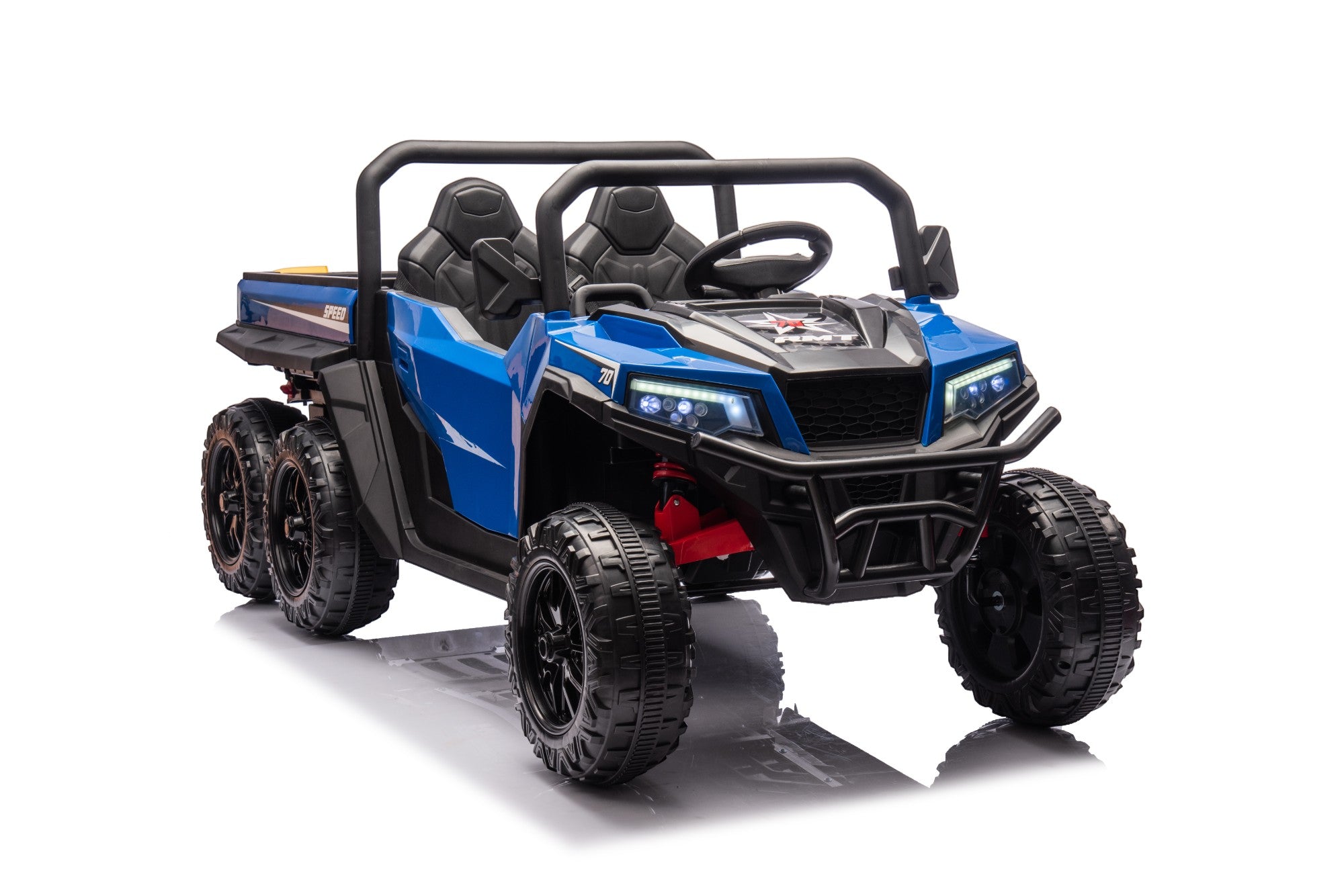 24V Ride-On Electric Dump Truck with Tipper – Blue