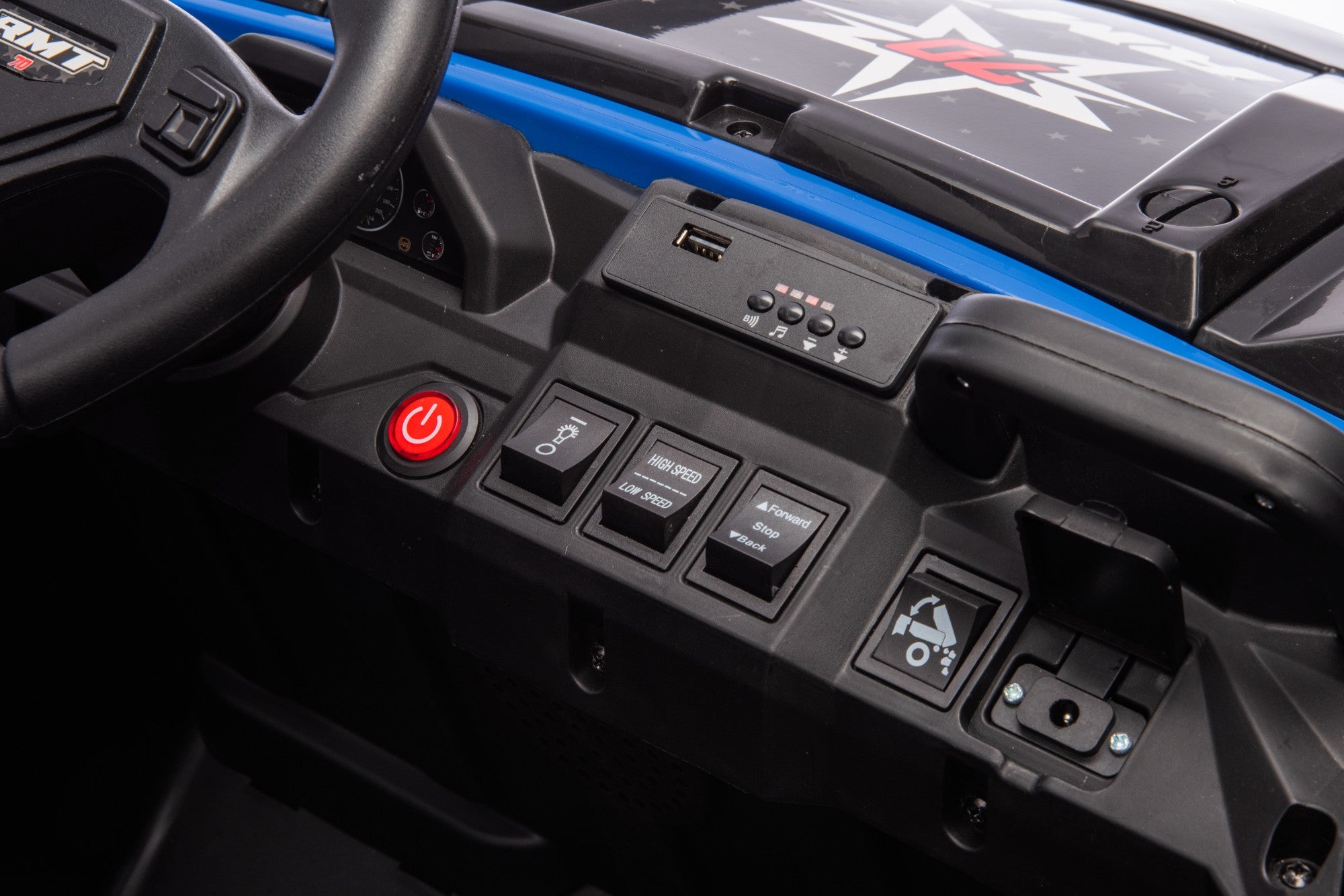 24V Ride-On Electric Dump Truck with Tipper – Blue