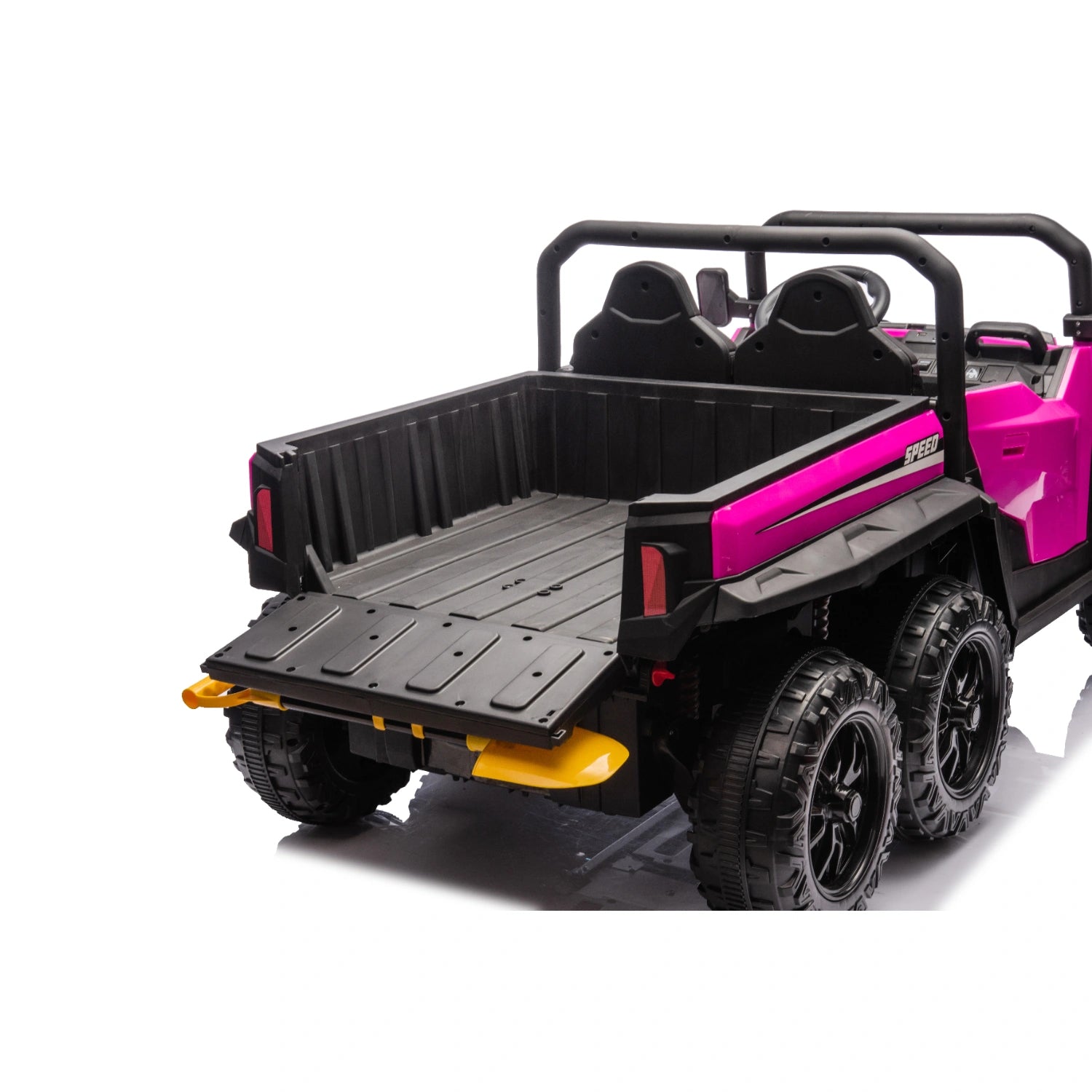 24V 6-Wheel Ride-On Farm Dump Truck with Electric Tipper & Remote – Pink