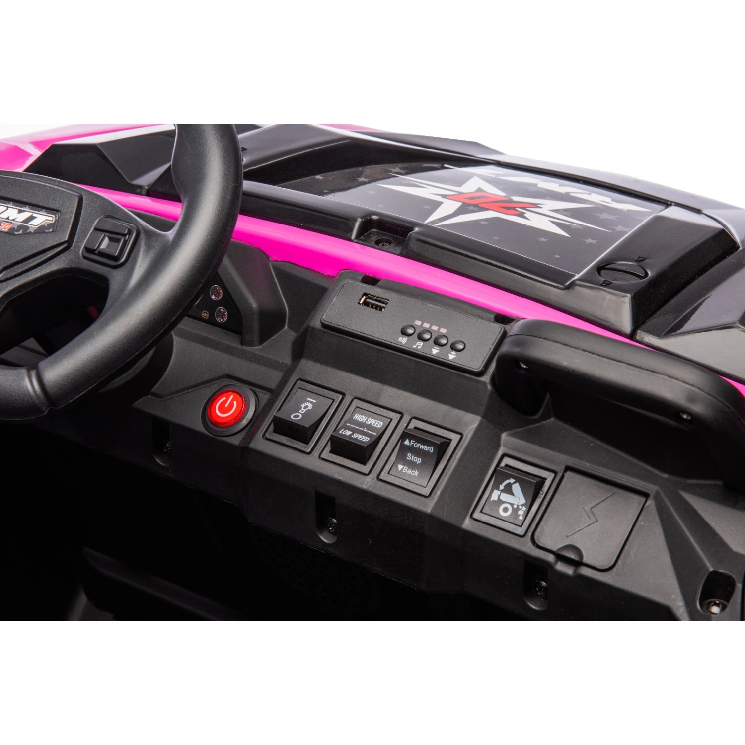 24V 6-Wheel Ride-On Farm Dump Truck with Electric Tipper & Remote – Pink