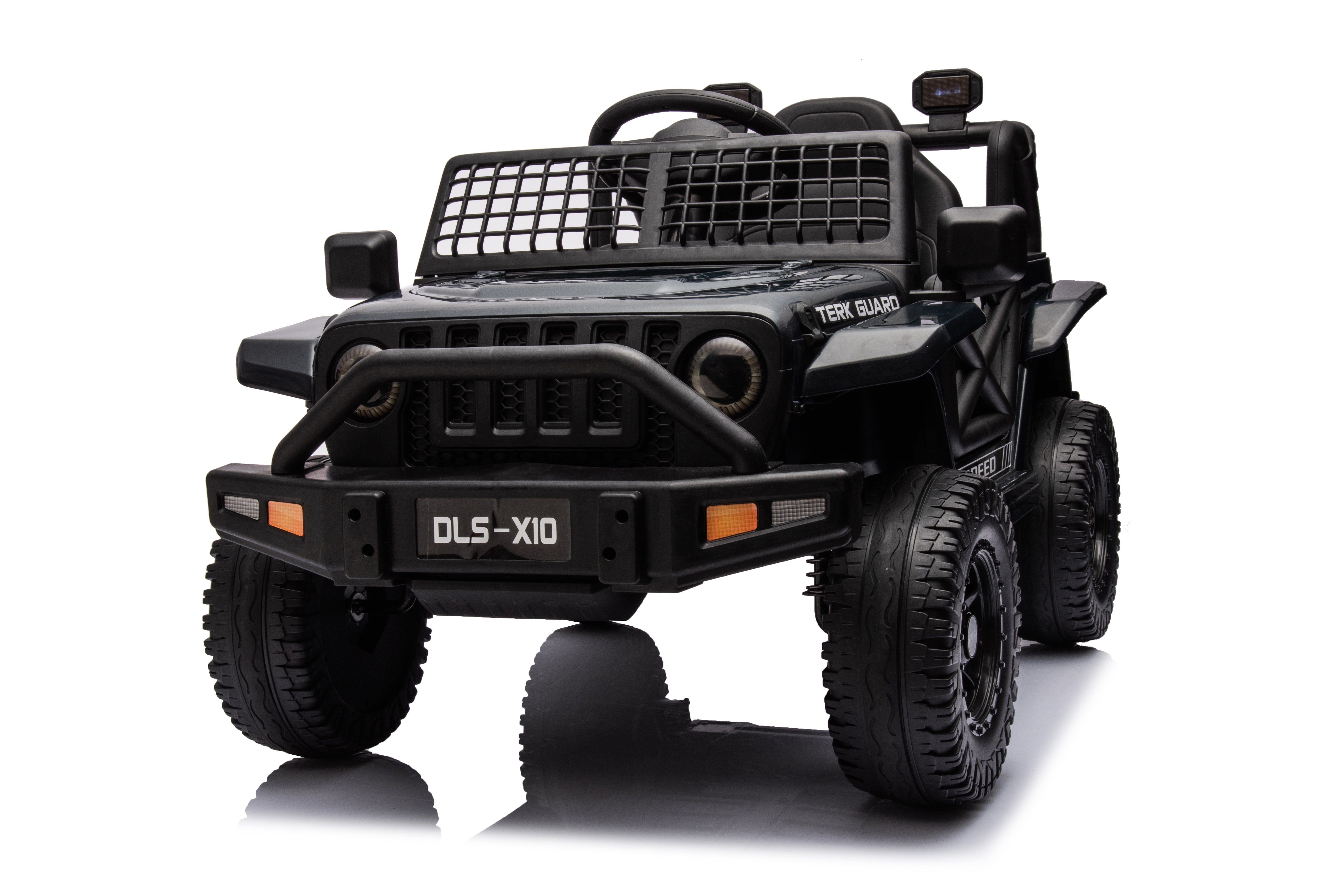 12V Jeep-Style Electric Ride-On Car for Kids – 1-Seater with Remote Control (Black)