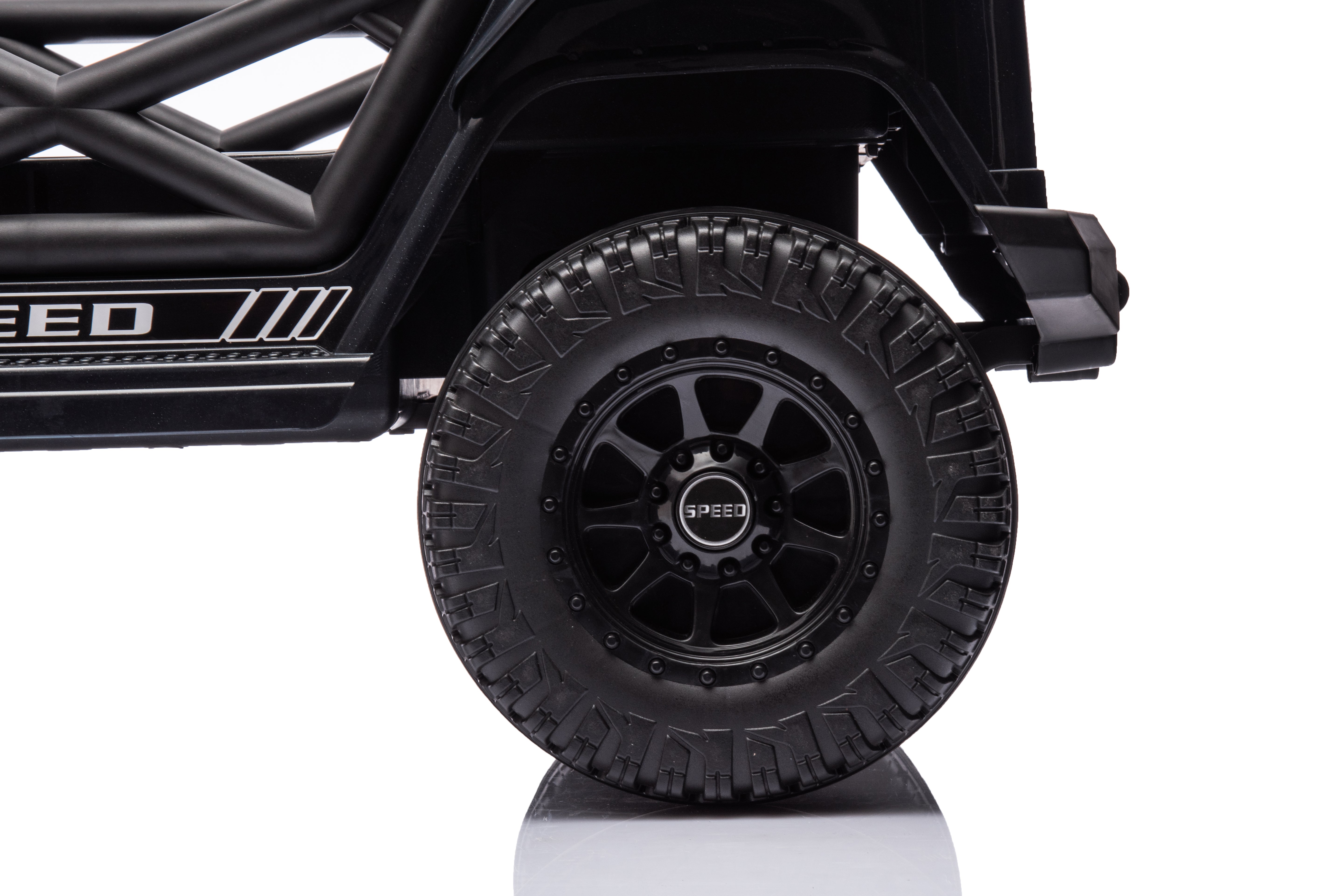 12V Jeep-Style Electric Ride-On Car for Kids – 1-Seater with Remote Control (Black)