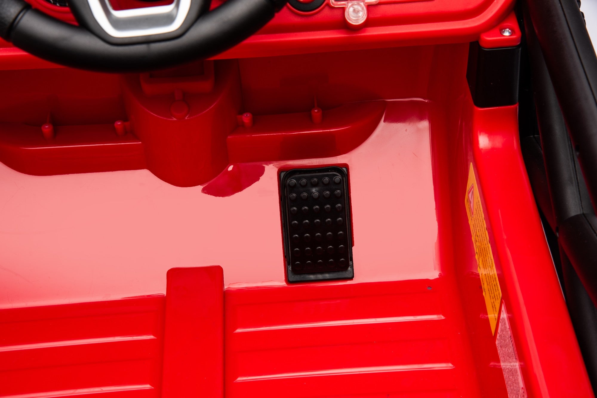 12V Jeep-Style Electric Ride-On Car for Kids – 1-Seater Red