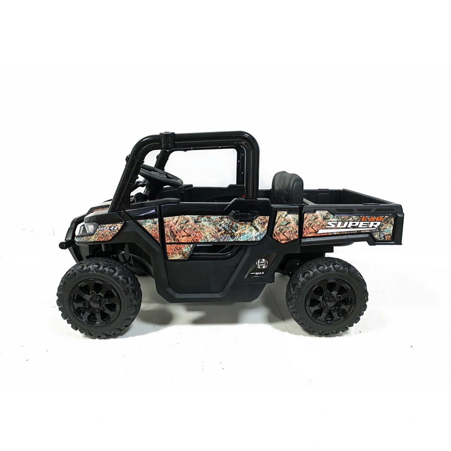 24V 4WD Kids Electric Off-Road Adventure Truck – Camo Black