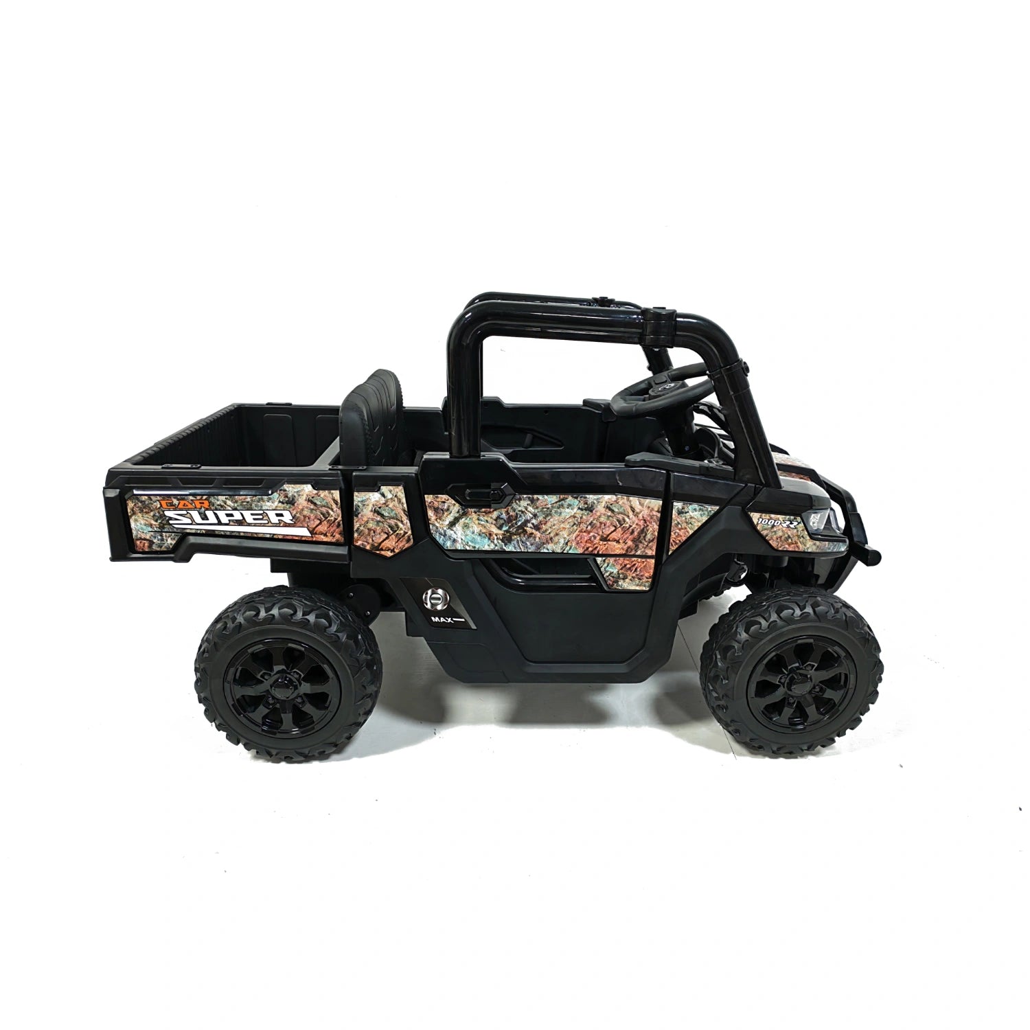 24V 4WD Kids Electric Off-Road Adventure Truck – Camo Black