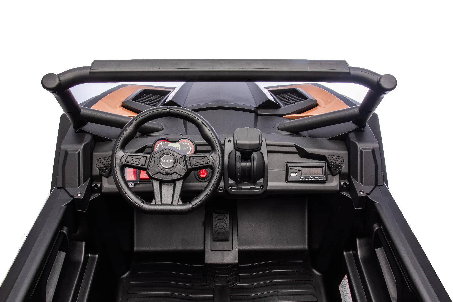 King of UTVs ZForce RZR Turbo 24V 1400W Off-Road 4WD Ride On UTV Car – Black