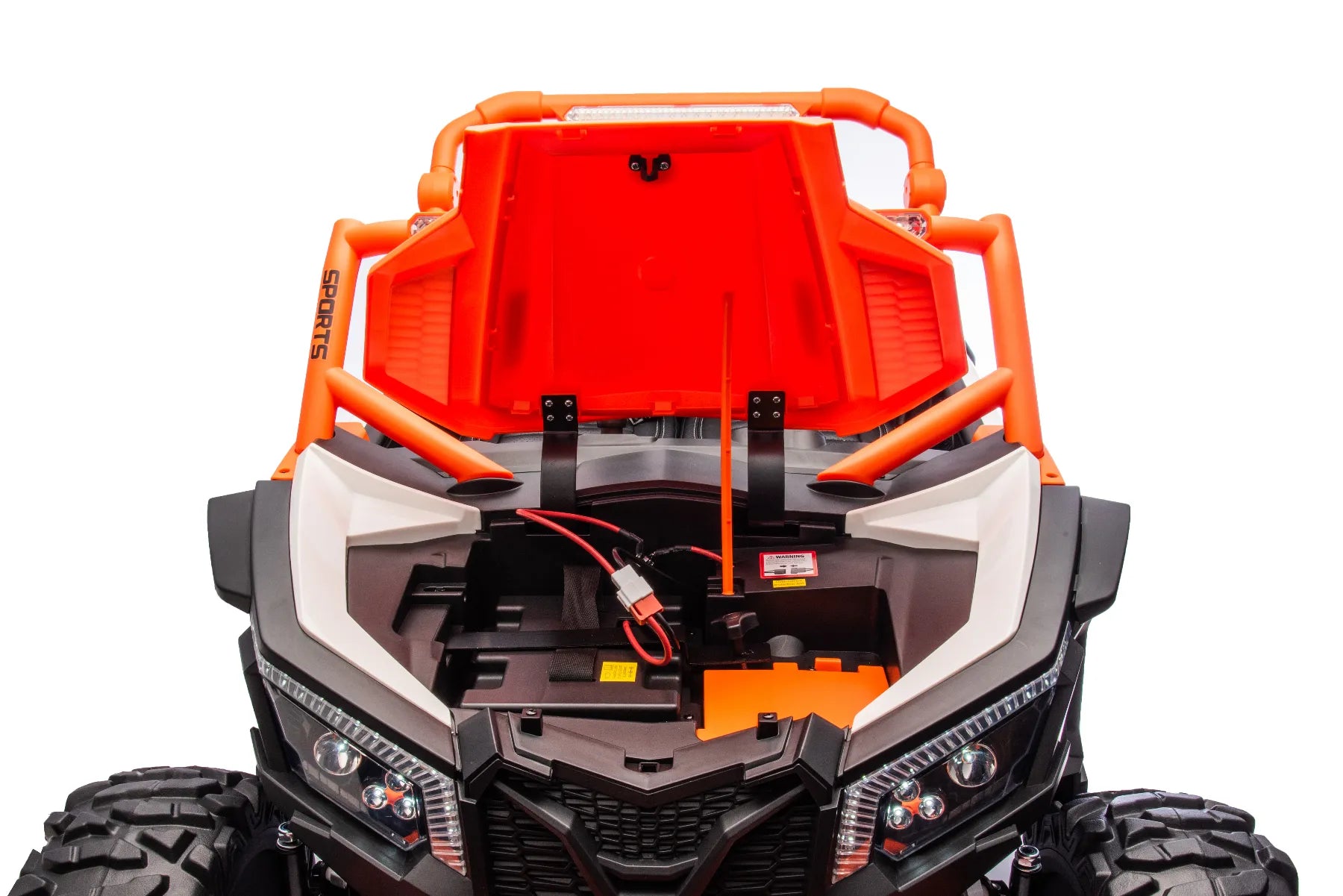 King of UTVs ZForce RZR Turbo 24V 1400W Adventure 2-Seater Ride On Buggy – Orange