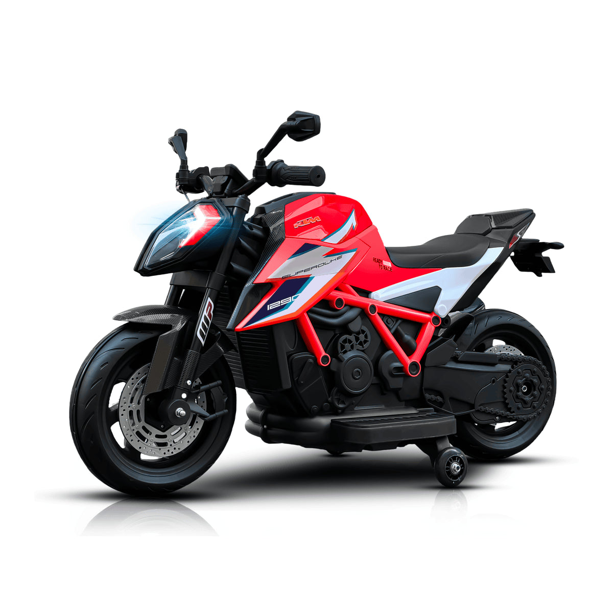Licensed KTM 1290 Super Duke R 12V Kids Electric Ride-On Motorbike – Red