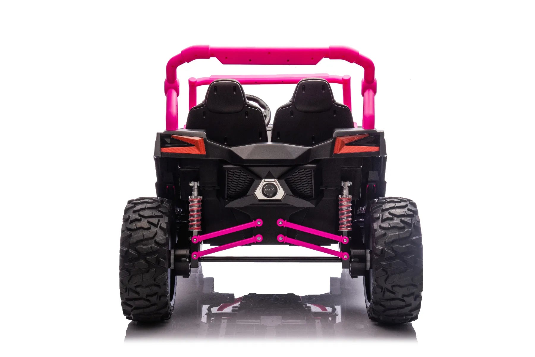 King of UTVs ZForce RZR Turbo 24V 1400W 2-Seater Ride On UTV Car for Kids – Barbie Pink