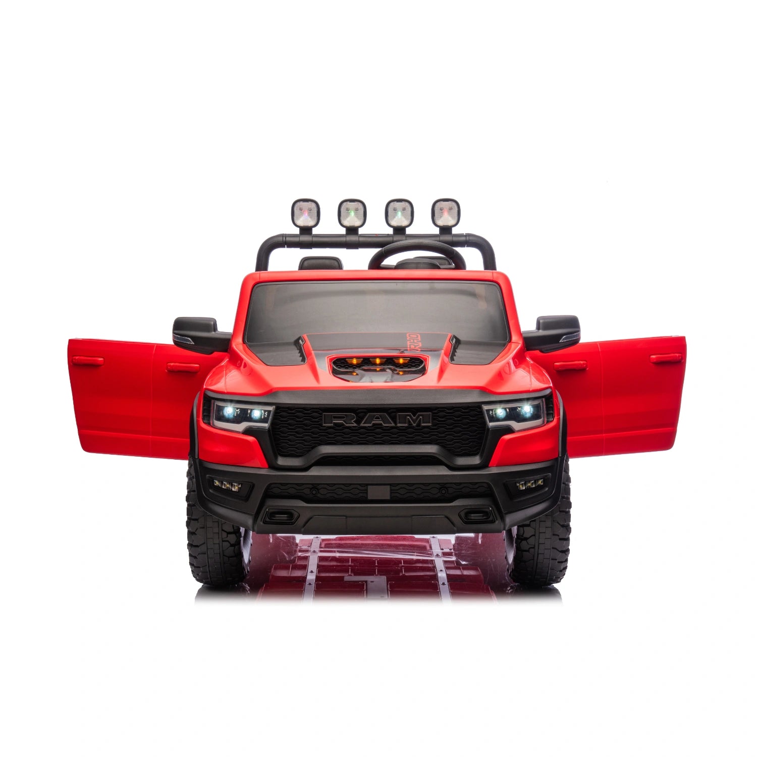 24V Licensed Dodge RAM 1500 RHO Ride-On – Red