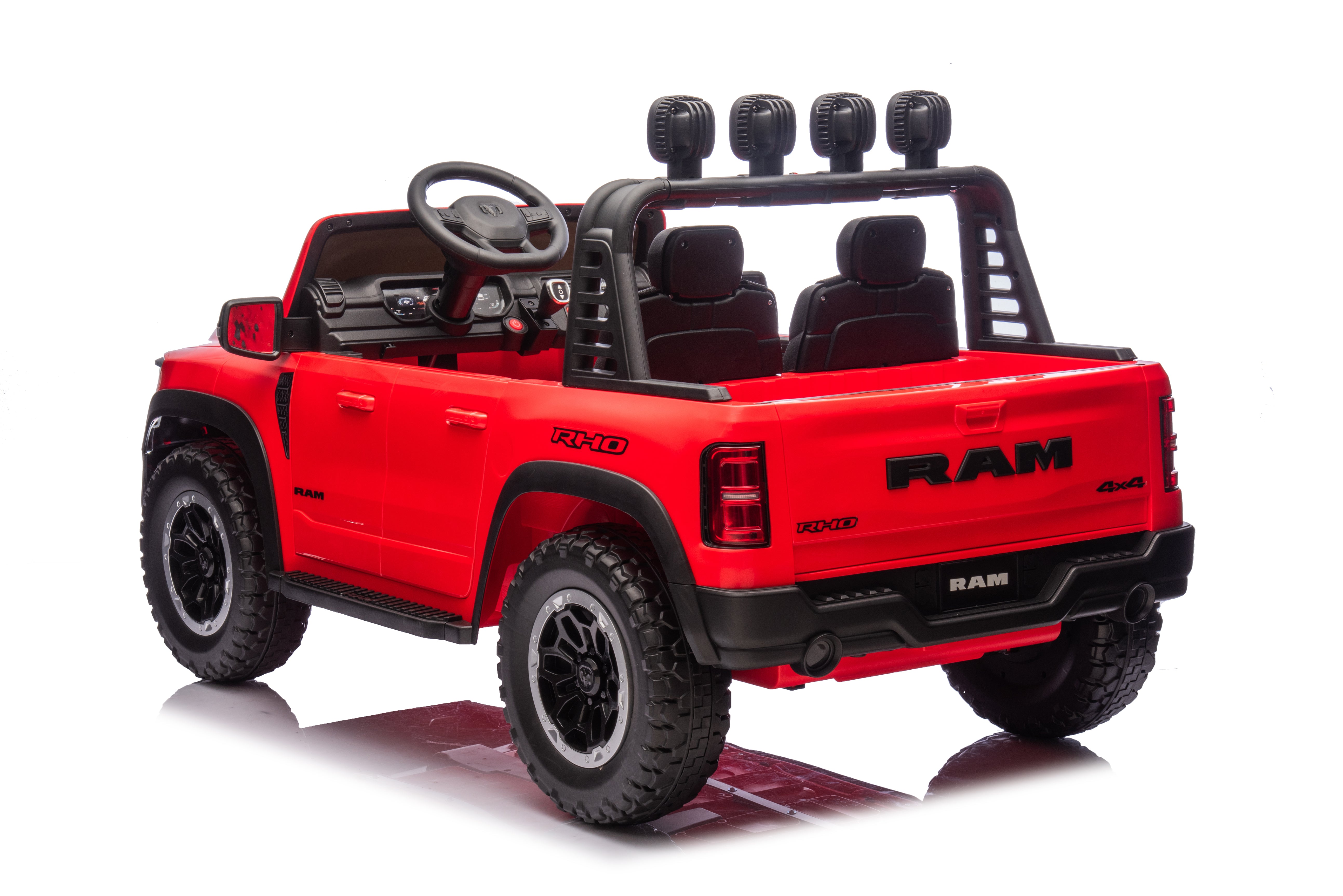 24V Licensed Dodge RAM 1500 RHO Ride-On – Red