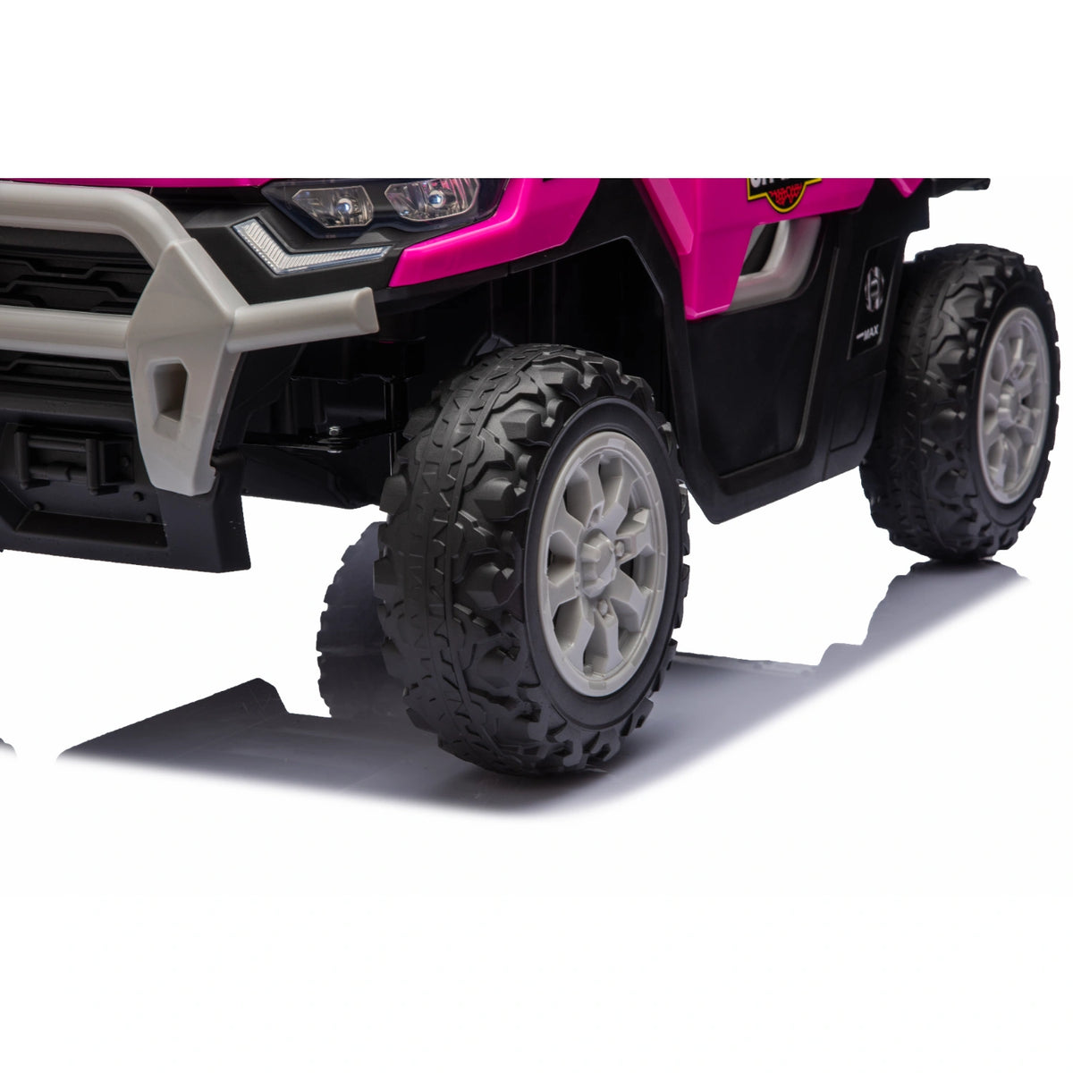 12V 4WD Kids Electric Ride-On Utility Truck – Pink