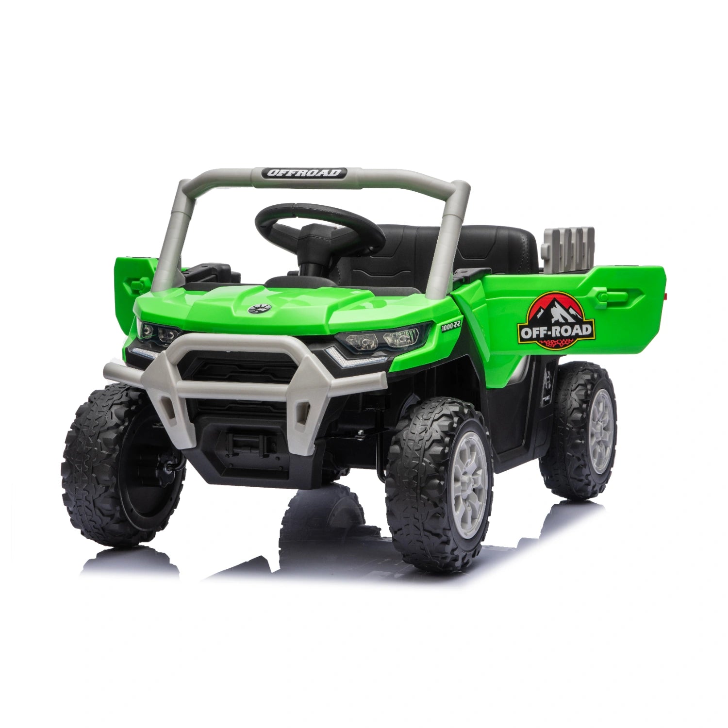 12V 4WD Kids Electric Ride-On Utility Truck – Green