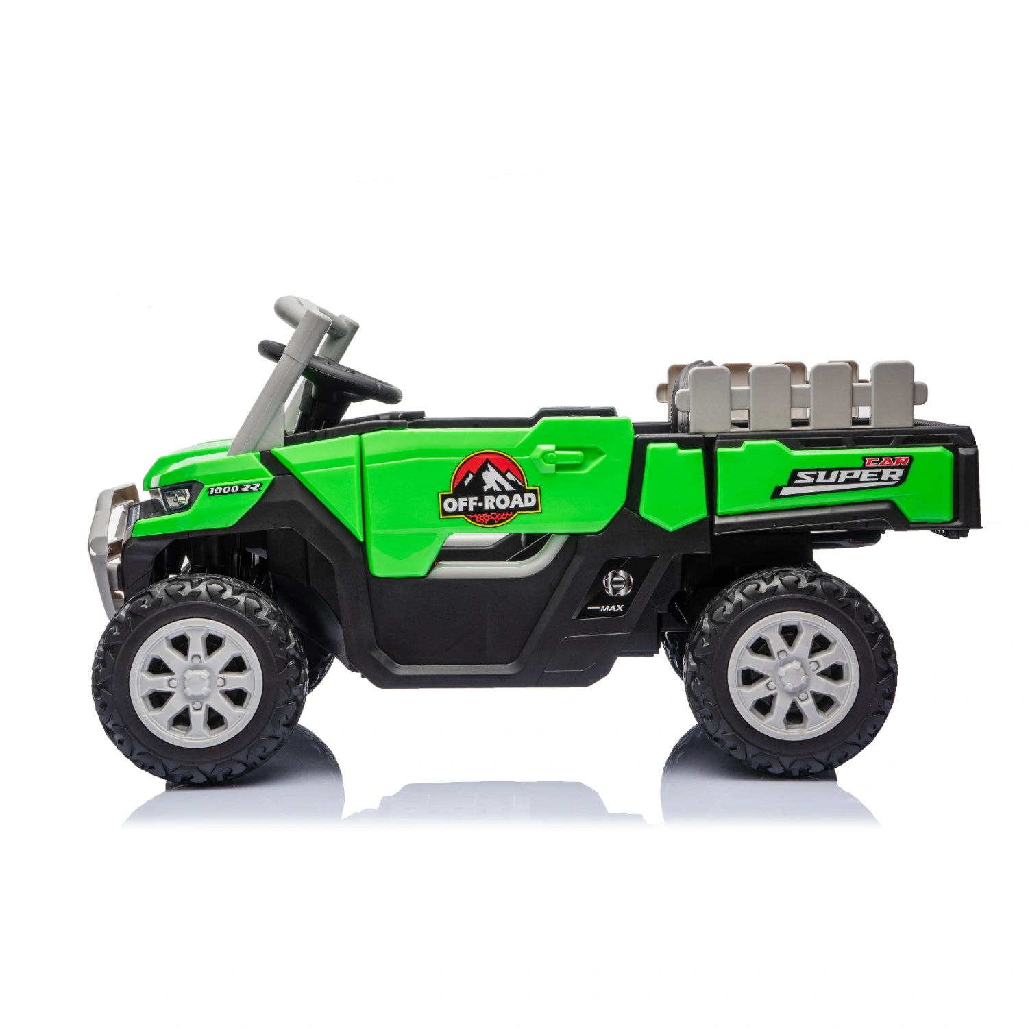 12V 4WD Kids Electric Ride-On Utility Truck – Green