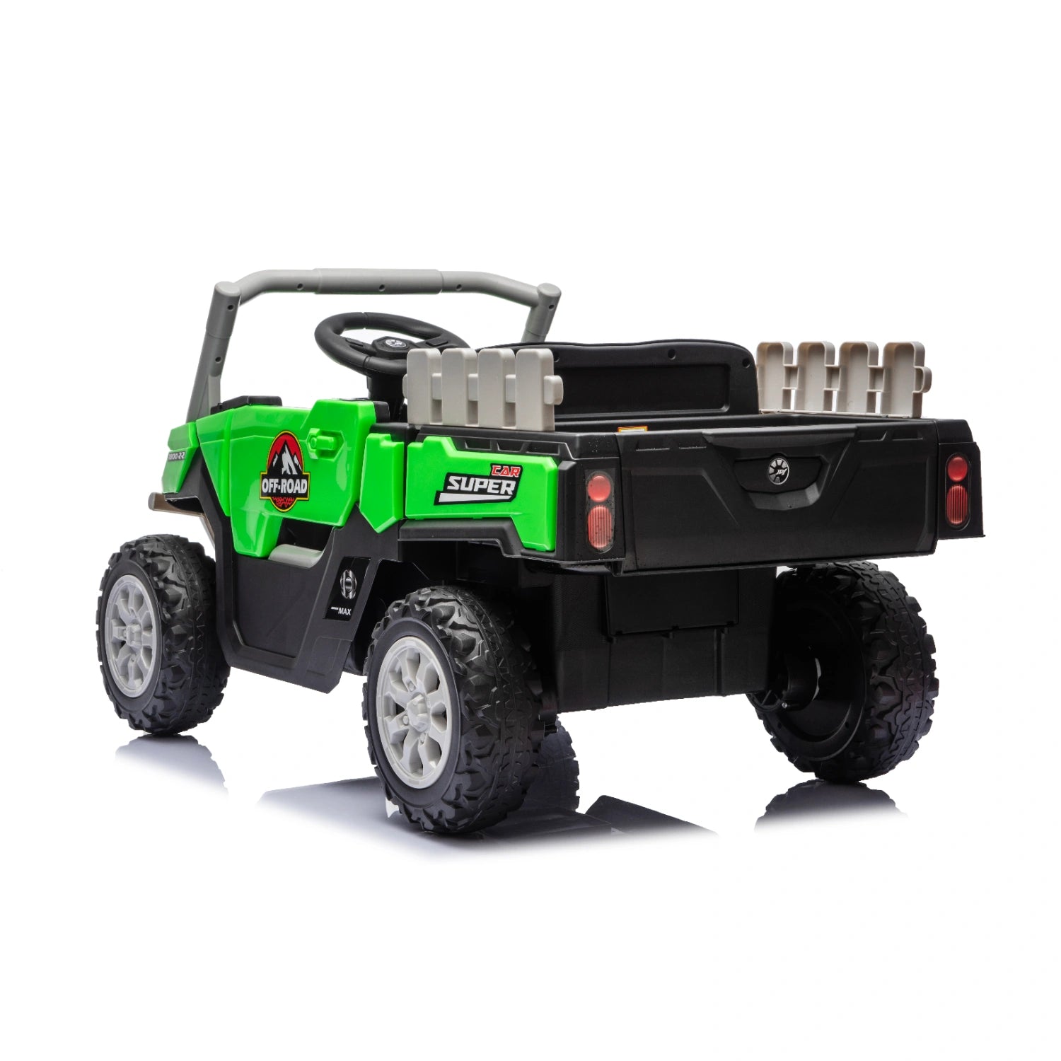 12V 4WD Kids Electric Ride-On Utility Truck – Green