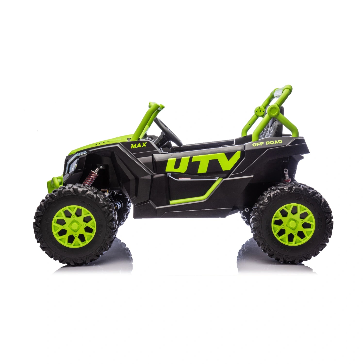 King of UTVs ZForce RZR Turbo 24V 1400W Off-Road 4WD Kids Ride-On Buggy – Green
