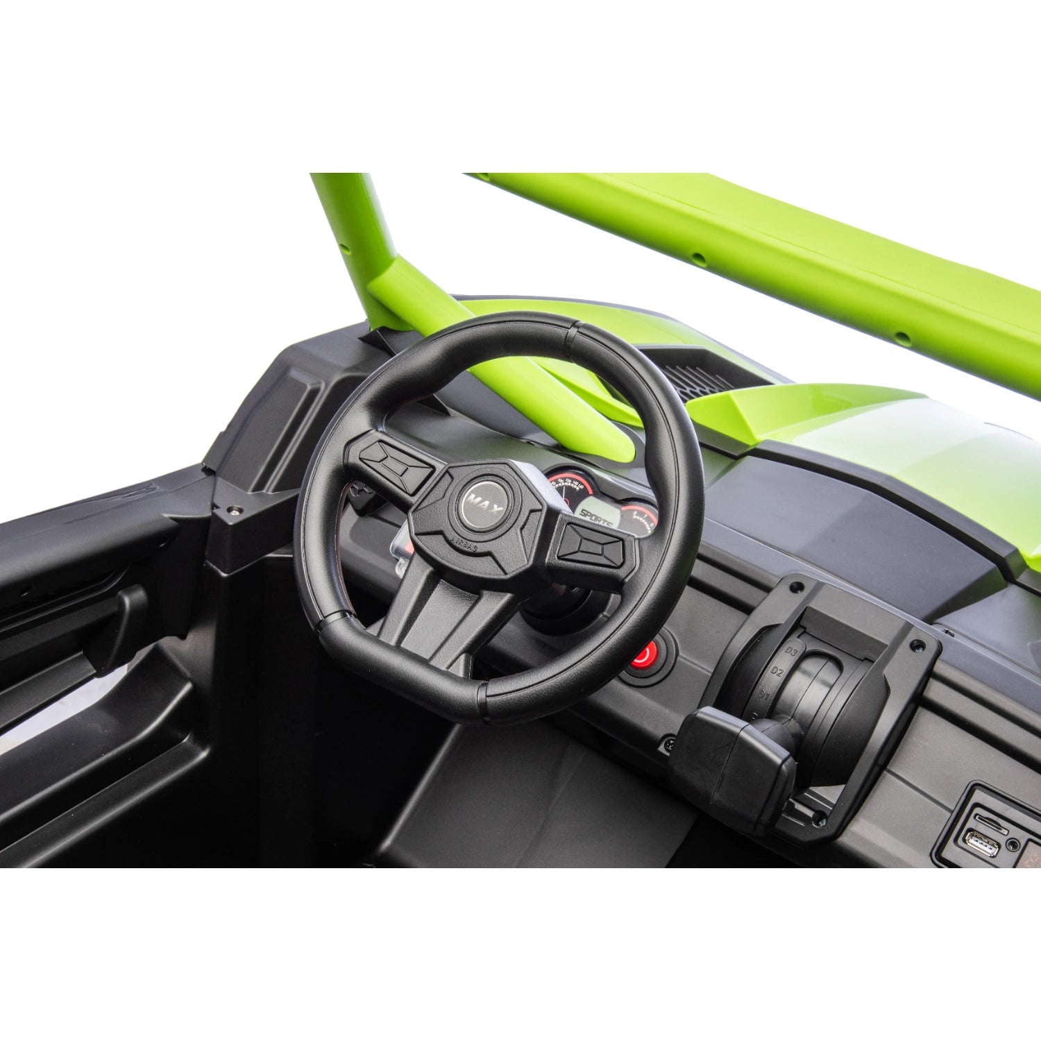 King of UTVs ZForce RZR Turbo 24V 1400W Off-Road 4WD Kids Ride-On Buggy – Green