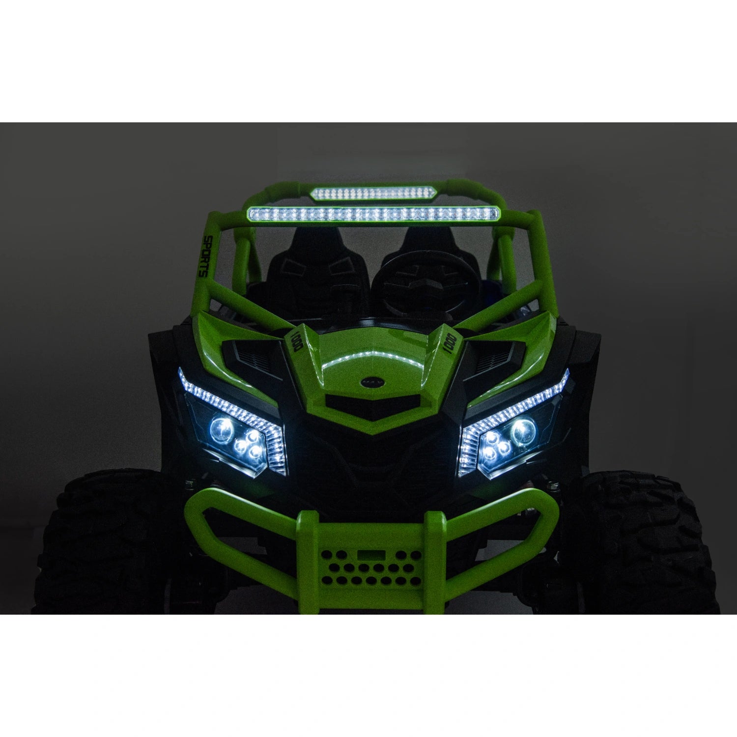King of UTVs ZForce RZR Turbo 24V 1400W Off-Road 4WD Kids Ride-On Buggy – Green