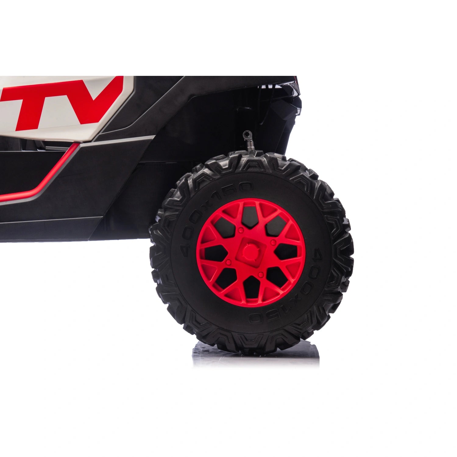 King of UTVs ZForce RZR Turbo 24V 1400W Kids 2-Seater Electric Ride On Buggy – Red