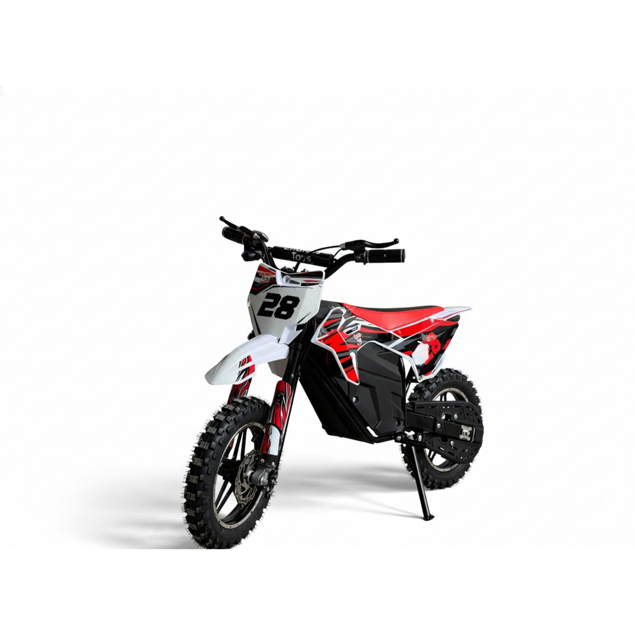 36V 800W Kids Electric Dirt Bike – Red Off-Road Motorbike
