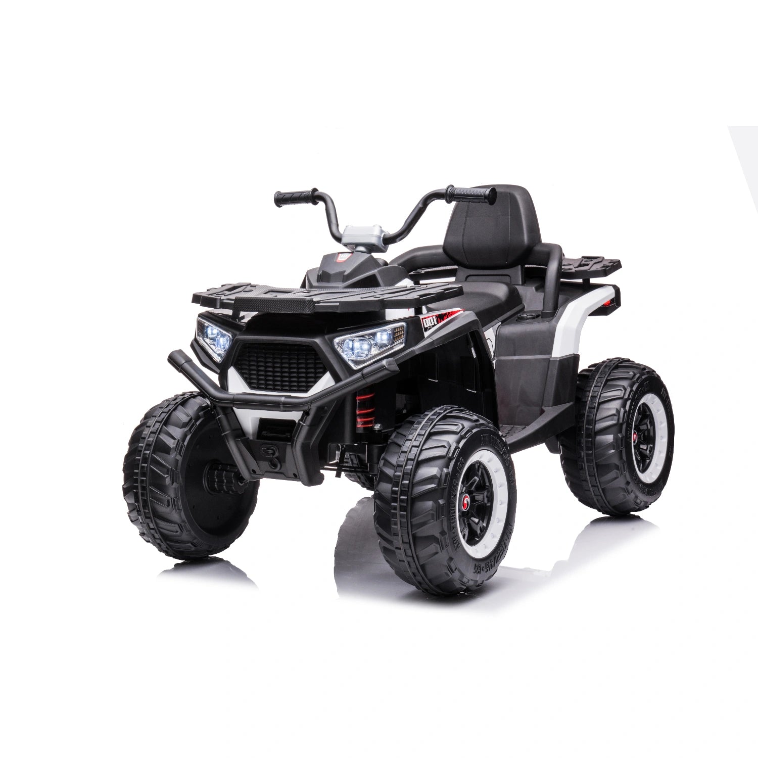 12V Quad Bike for Kids – Off-Road Ride-On ATV, Electric Children’s Quad – White