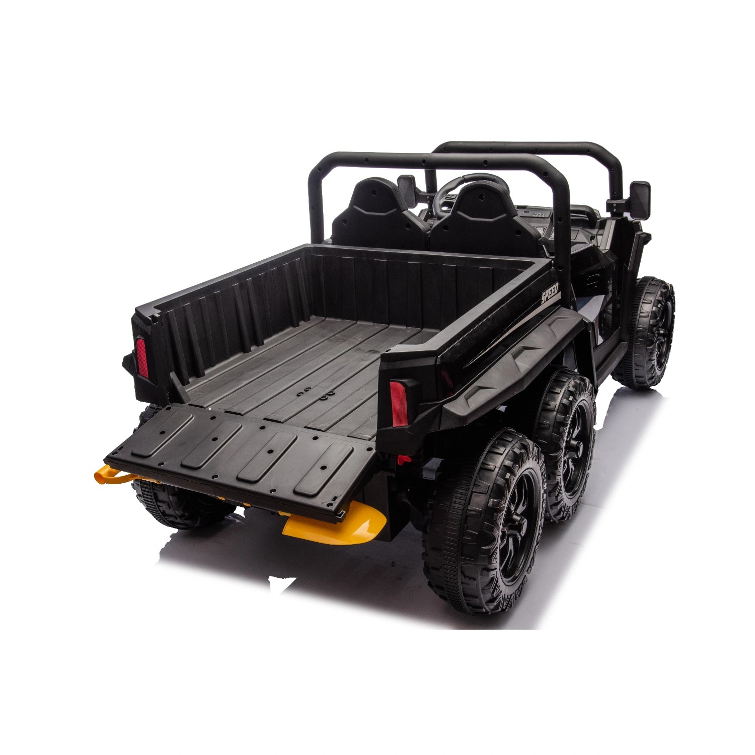 24V 6-Wheel Ride-On Farm Dump Truck with Electric Tipper & Remote – Black