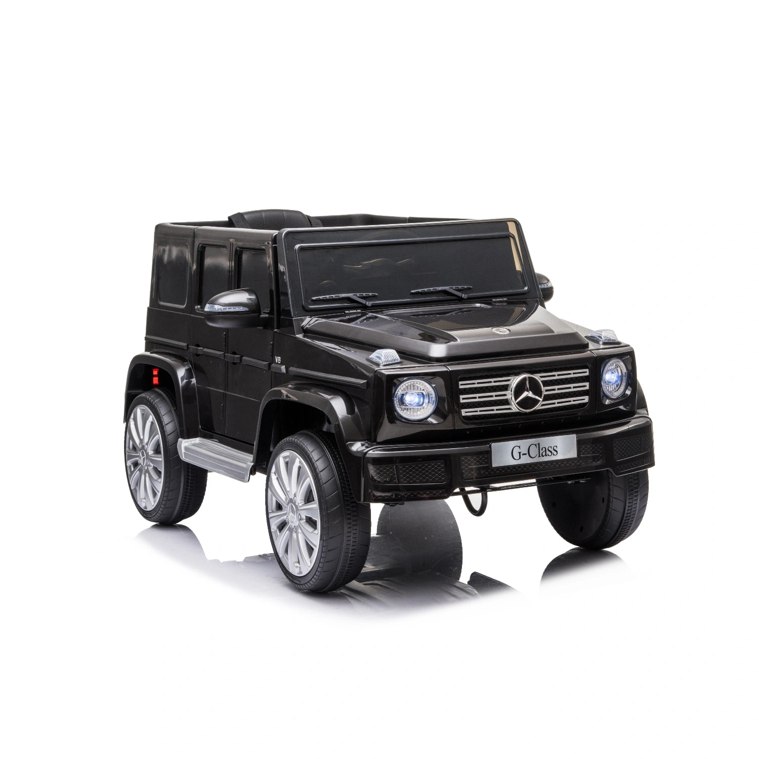 12V Licensed Mercedes G-Wagon G63 Kids Electric Ride-On Car – Black