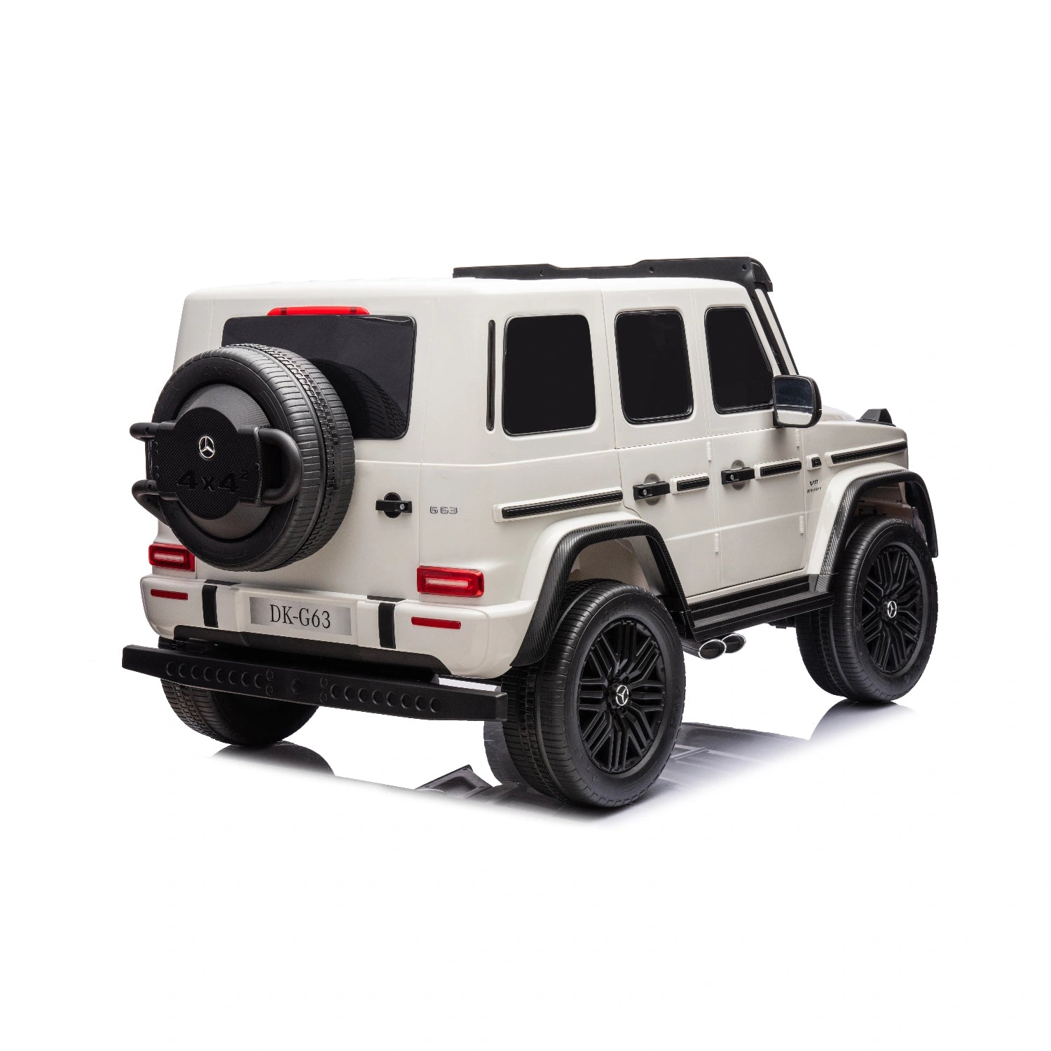 White Licensed Double Seat Mercedes-Benz Kids Ride On Car G63 with RC, 24v 14ah, 800W