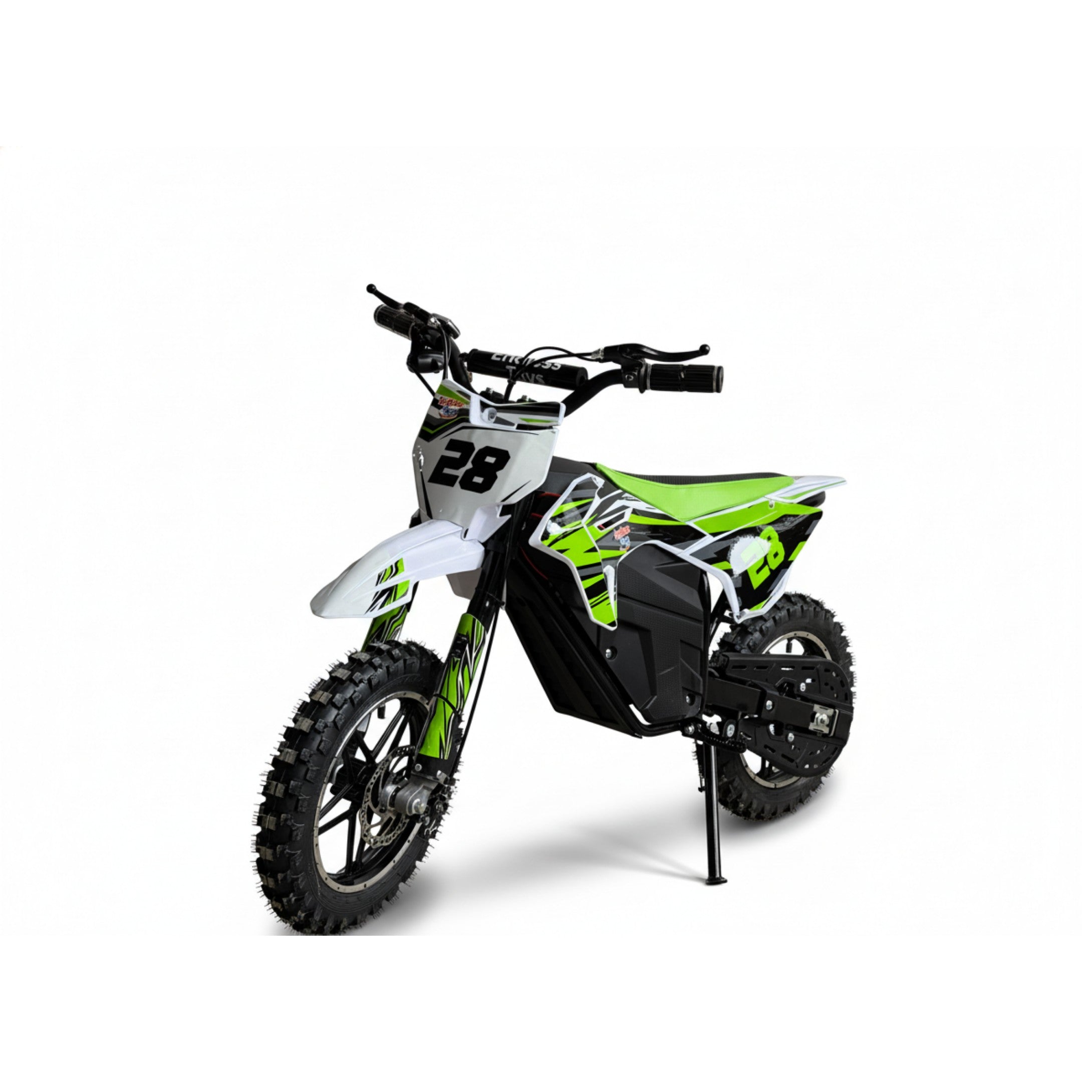36V 800W Kids Electric Dirt Bike – Green Off-Road Electric Bike