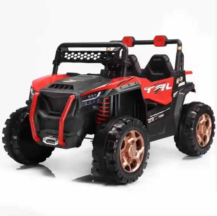 Red-24V 2 Seater UTV Beach Buggy Electric Ride On car for Kids 4WD