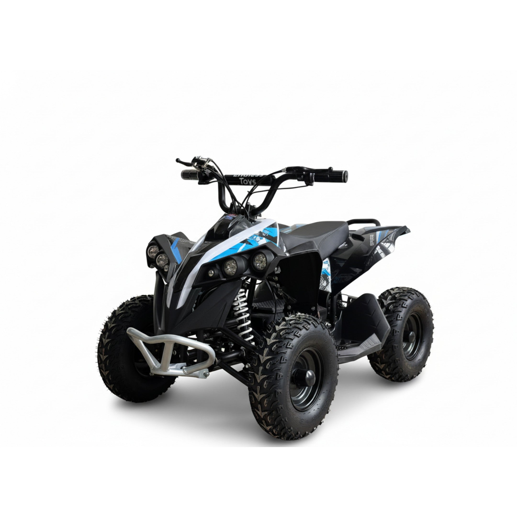 48V 1000W Kids Electric Quad Bike – High Power ATV (Black & Blue)