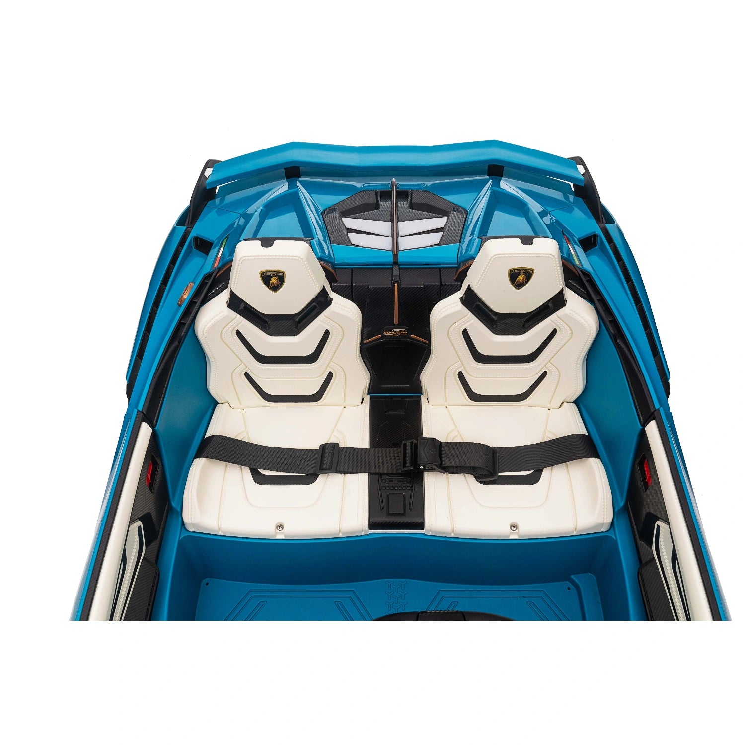 24V Licensed Lamborghini Sian Roadster Children’s Ride-On Car – Electric Kids 4-Wheeler – Blue