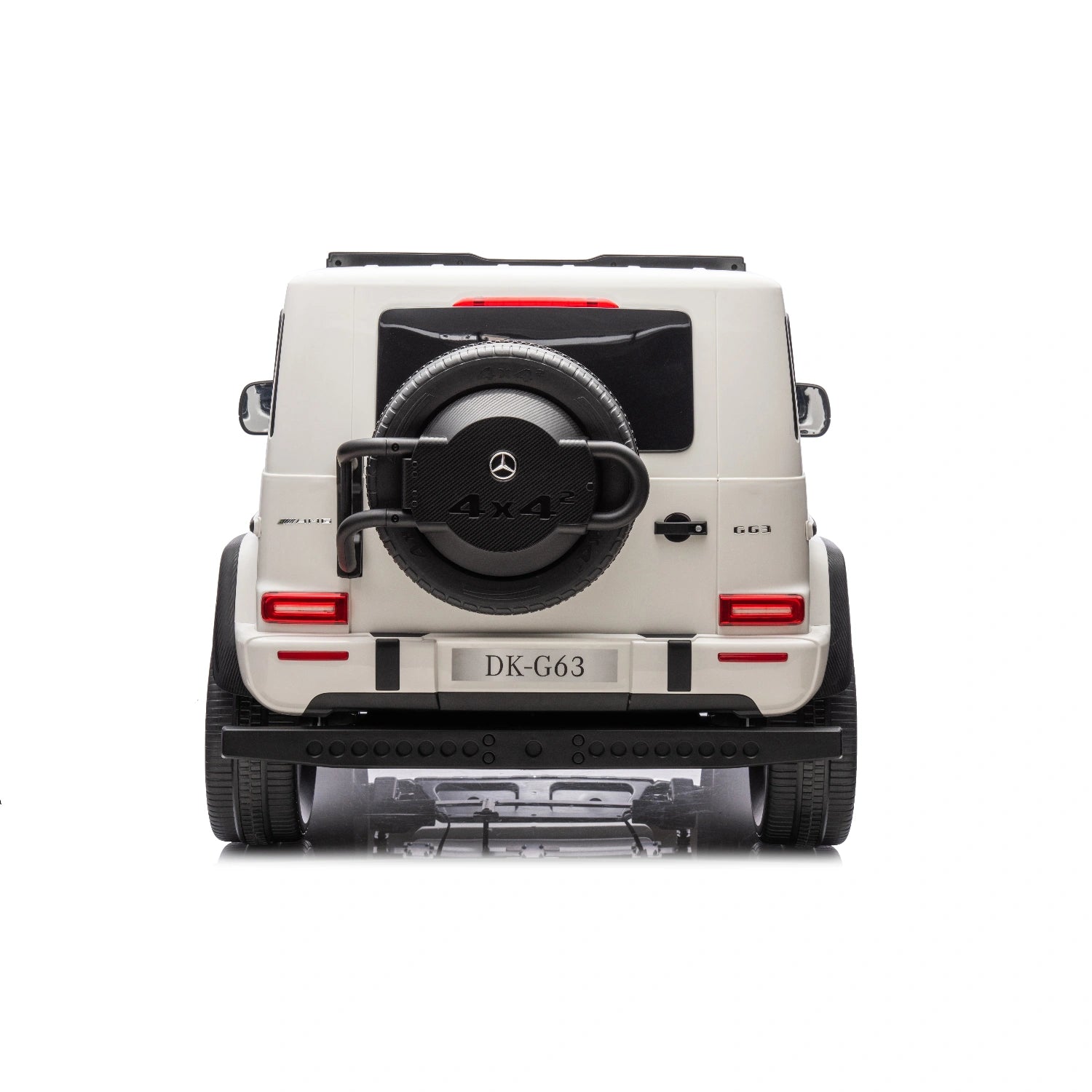 White Licensed Double Seat Mercedes-Benz Kids Ride On Car G63 with RC, 24v 14ah, 800W