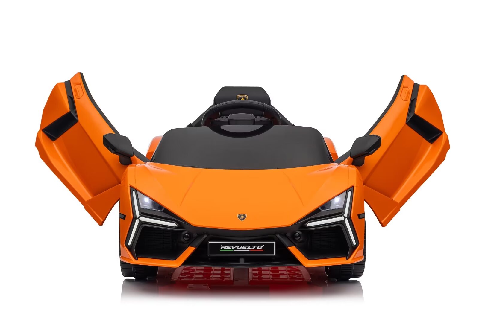 Lamborghini Revuelto 12V Licensed Electric Ride-On Car for Kids Orange