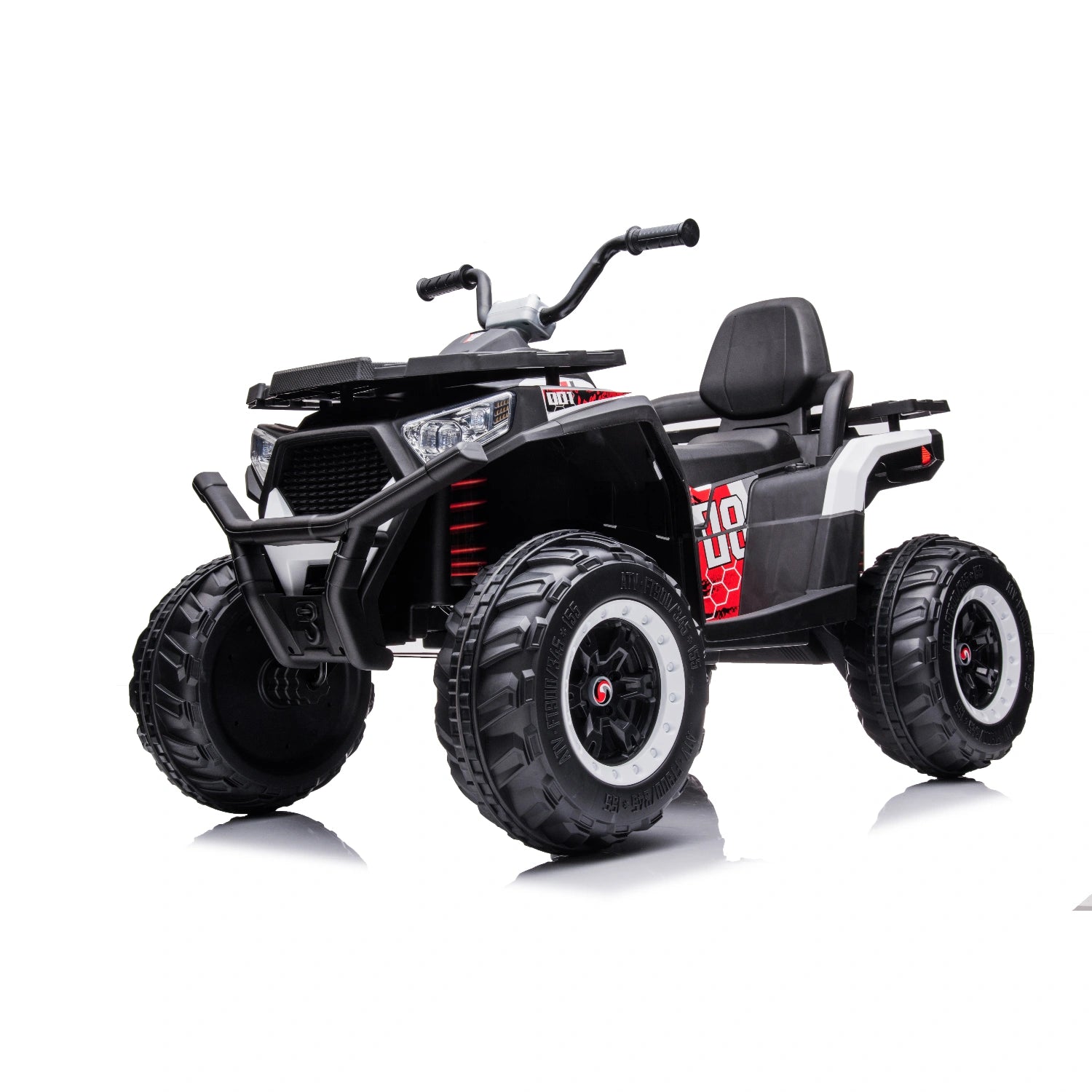 12V Quad Bike for Kids – Off-Road Ride-On ATV, Electric Children’s Quad – White