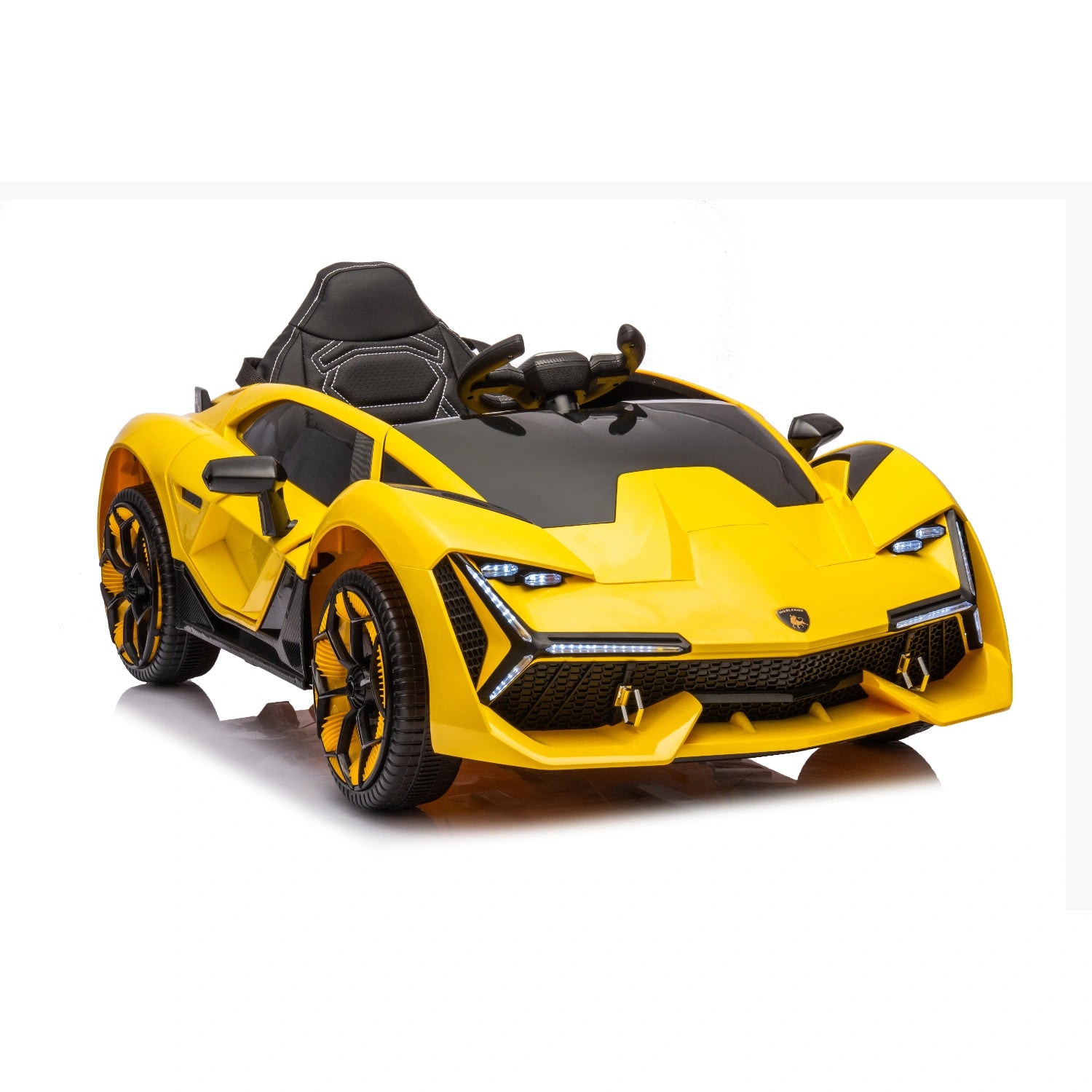 12v Lamborghini Inspired Kids Ride On Electric Car - Yellow