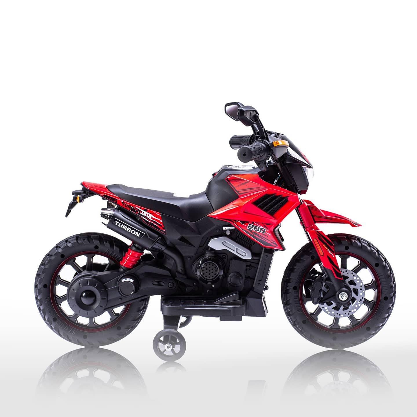 12V Mini Kids Electric Ride-On Motorcycle – Red
