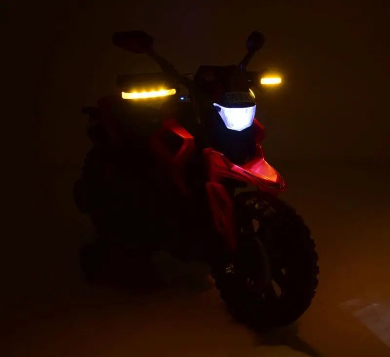 12V Mini Kids Electric Ride-On Motorcycle – Red