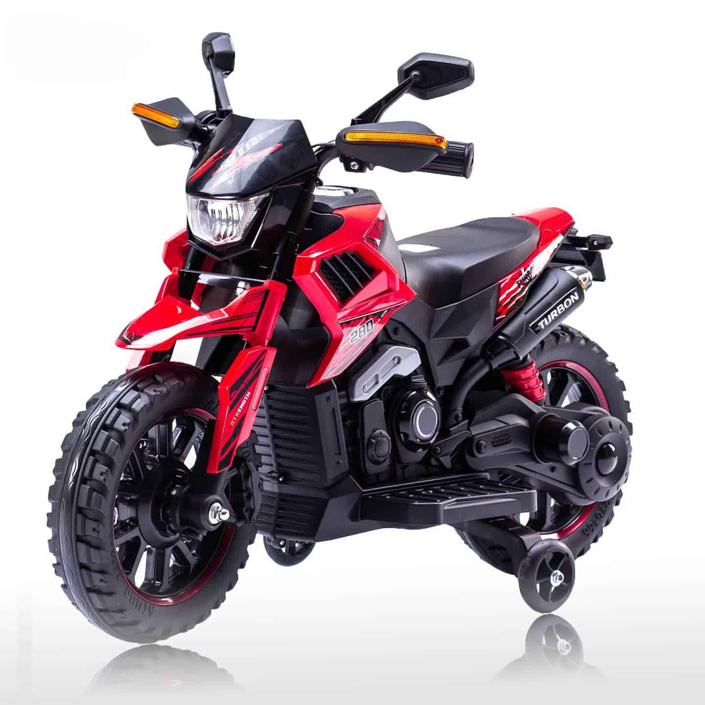 12V Mini Kids Electric Ride-On Motorcycle – Red
